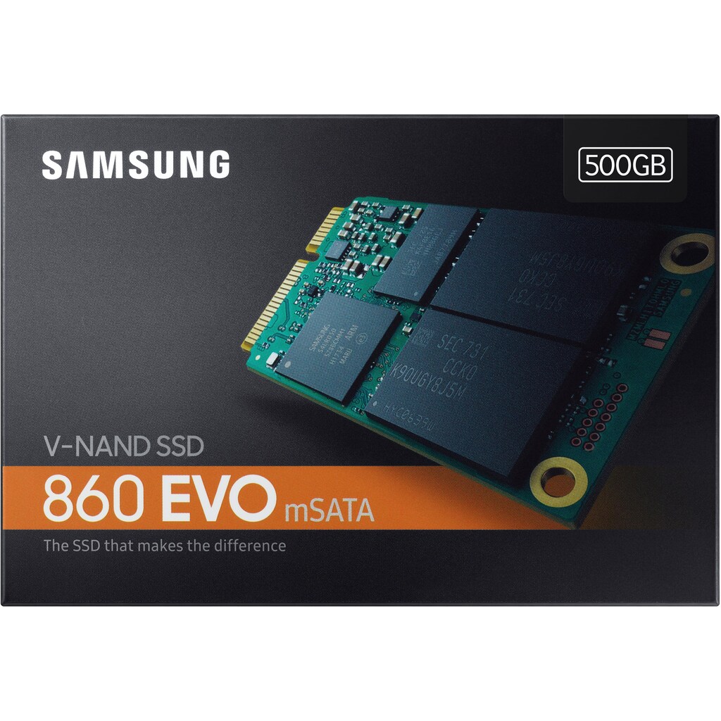 Samsung interne SSD »860 Evo mSATA III SSD«, 2,5 Zoll, Anschluss SATA III