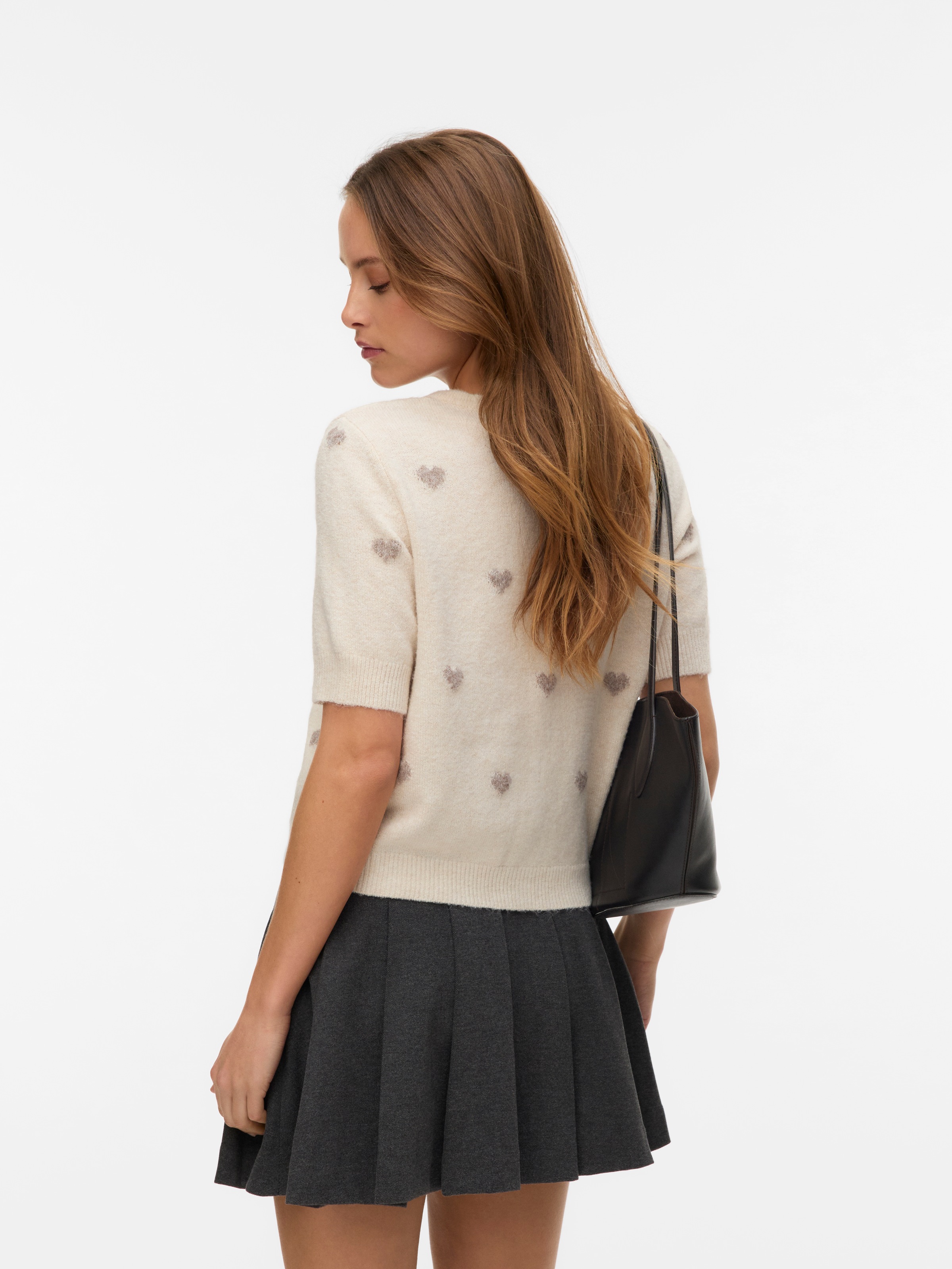 Vero Moda Strickjacke "VMDOFFY INTARSIA 2/4 O-NCK CARDIGAN NOOS" günstig online kaufen