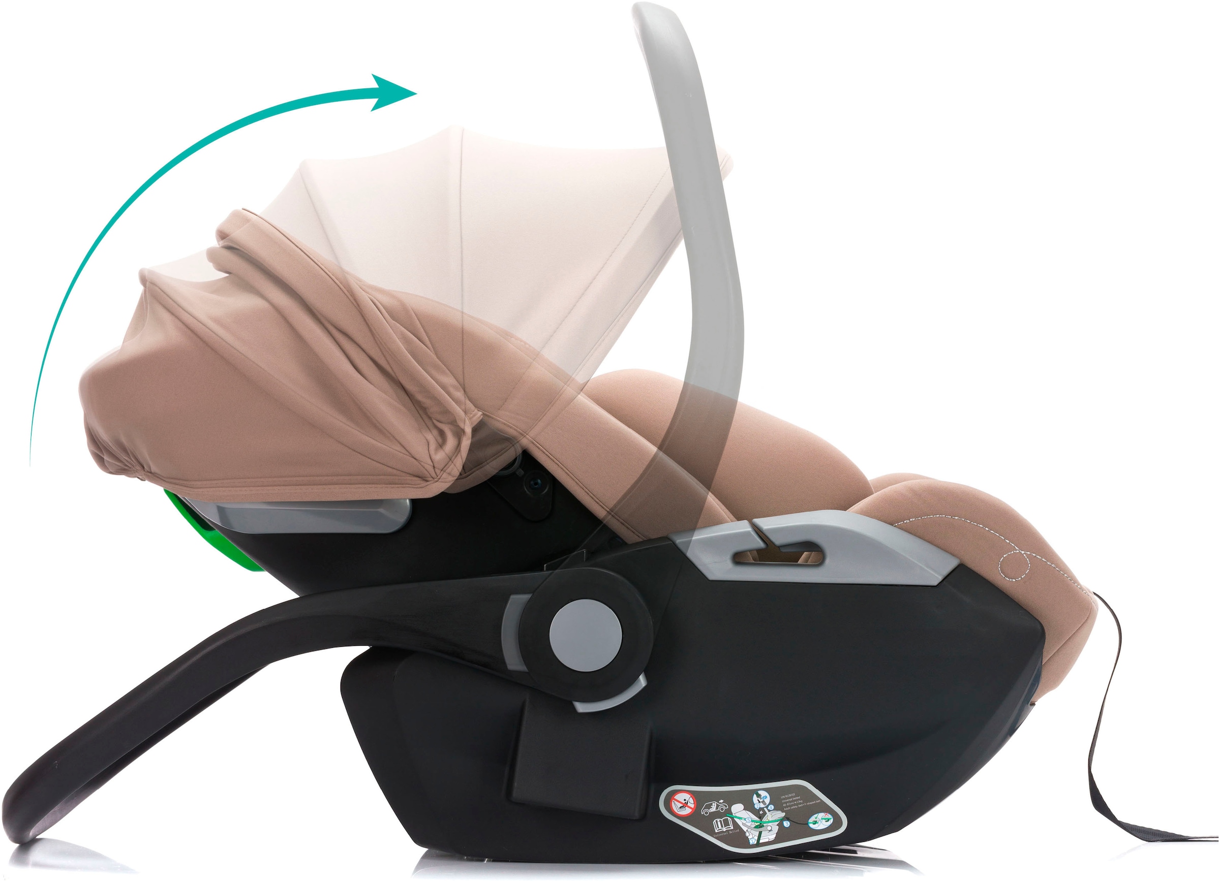 Fillikid Autokindersitz »NOA, inkl. Basisstation«, Gr. 0, 360 °