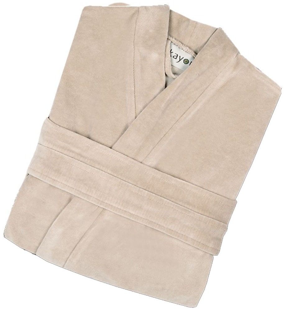 kayori Unisex-Bademantel »Mori«, samtig weich
