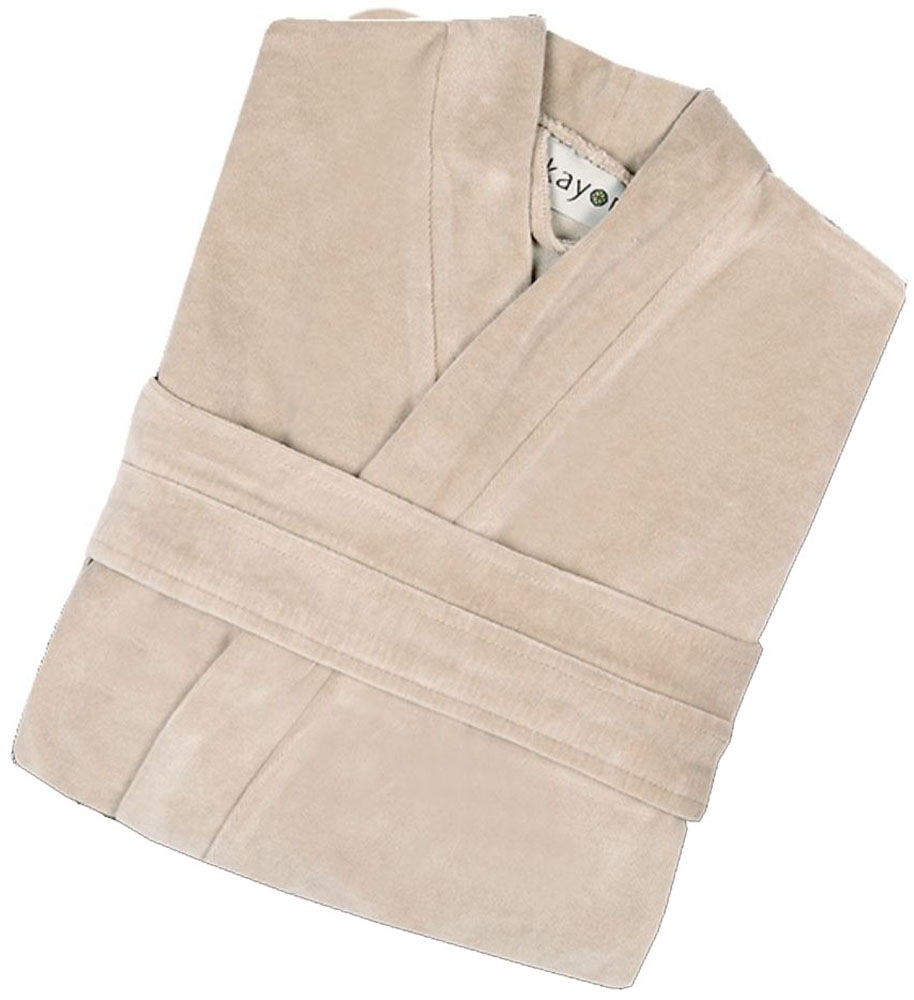 kayori Unisex-Bademantel "Mori", samtig weich günstig online kaufen