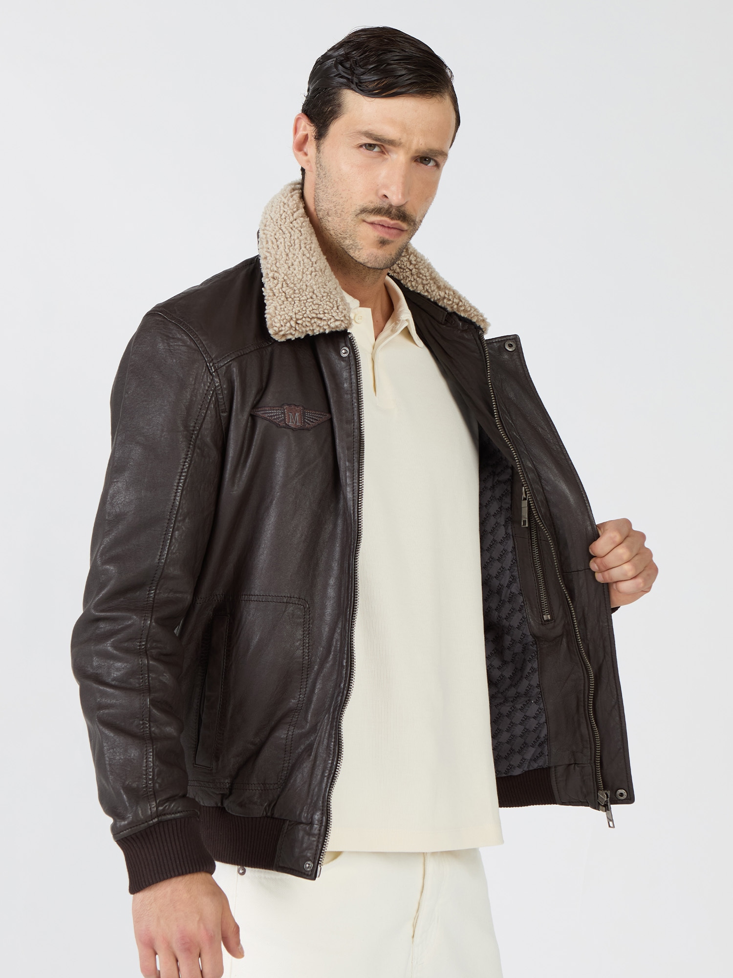 Maze Lederjacke »42024063«