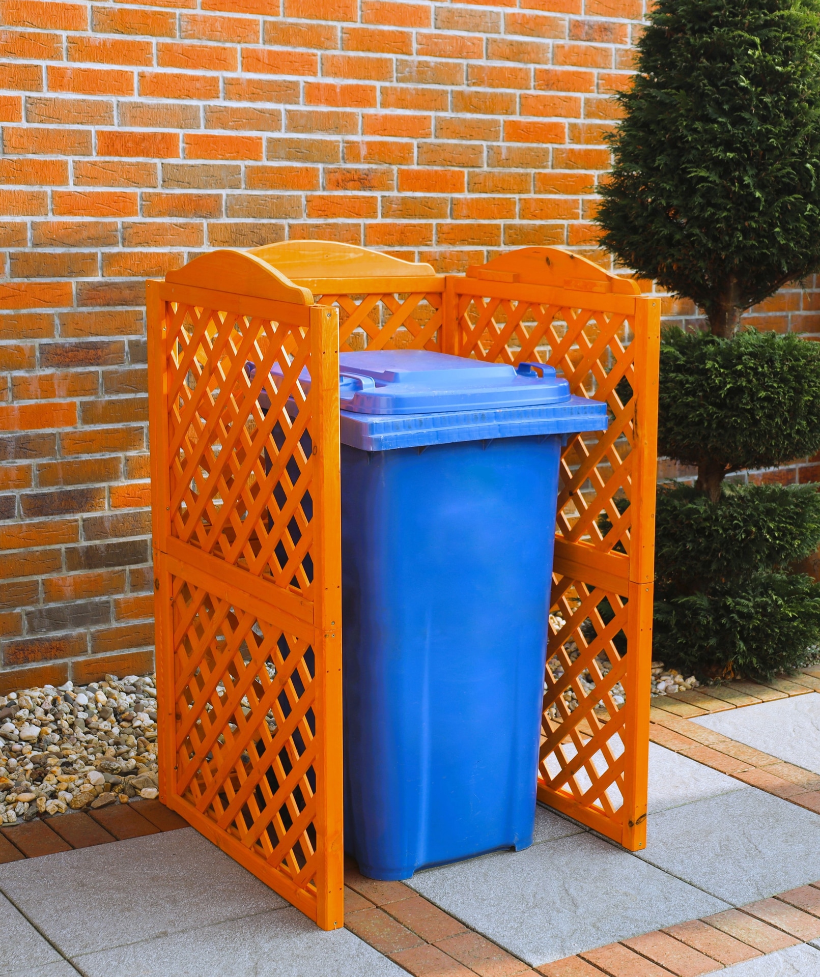 promadino Mülltonnenbox »Rex«, Abtrennung, für 1 x 240 l