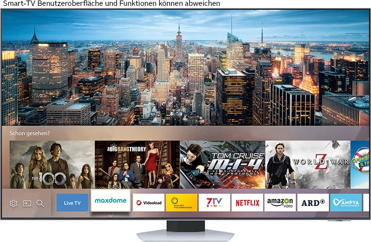 Quantum Ultra 163 Gaming OTS-Gaming & Samsung Quantum BAUR | Smart-TV, Hub Prozessor Neo & 4K Hub-Smart cm/65 Zoll, »GQ65QN85CAT«, QLED-Fernseher 4K-Dolby HD, HDR-Neural Hub Atmos