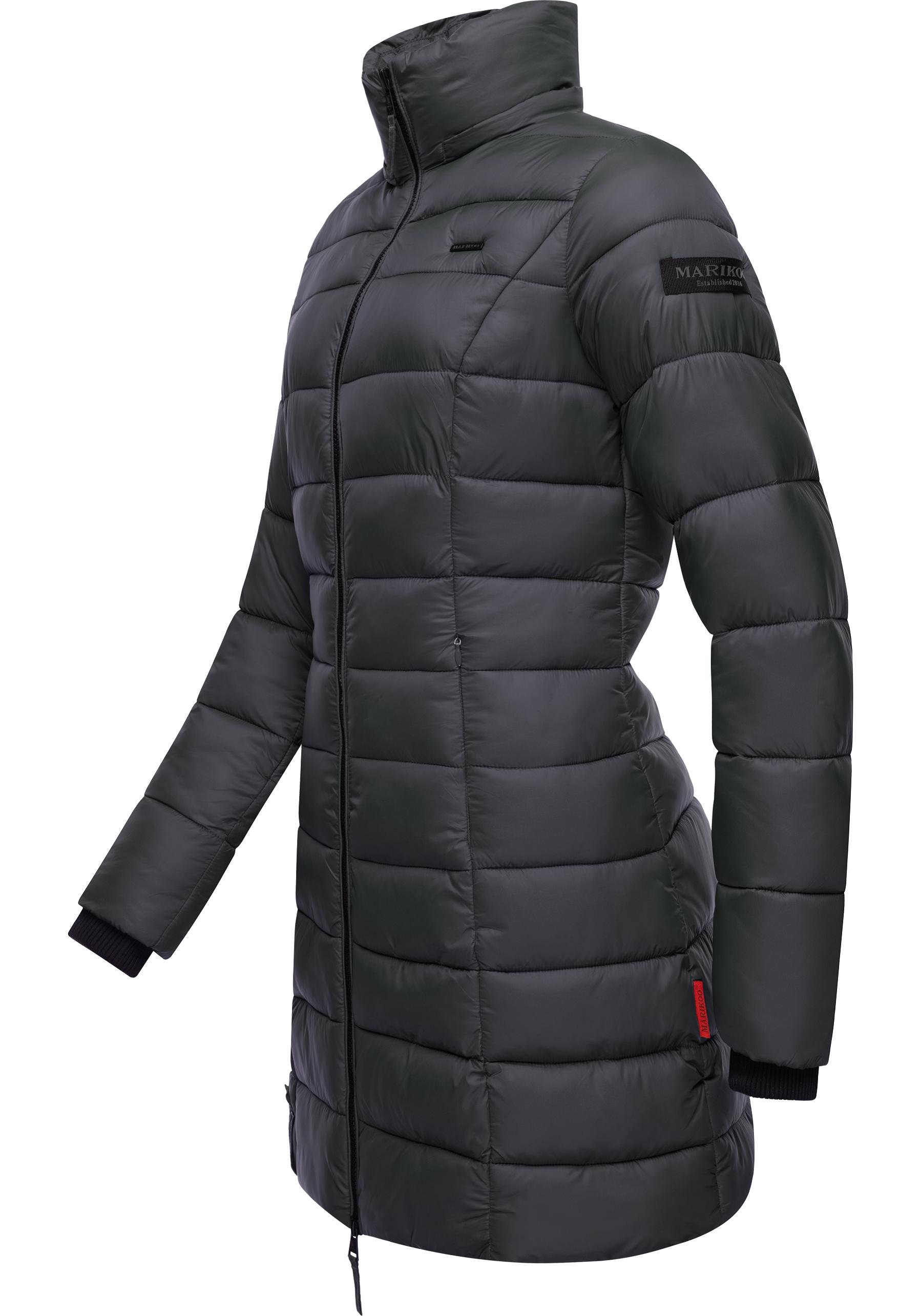 Marikoo Steppmantel »Abendsternchen« zeitloser Wintermantel mit schmaler Steppung
