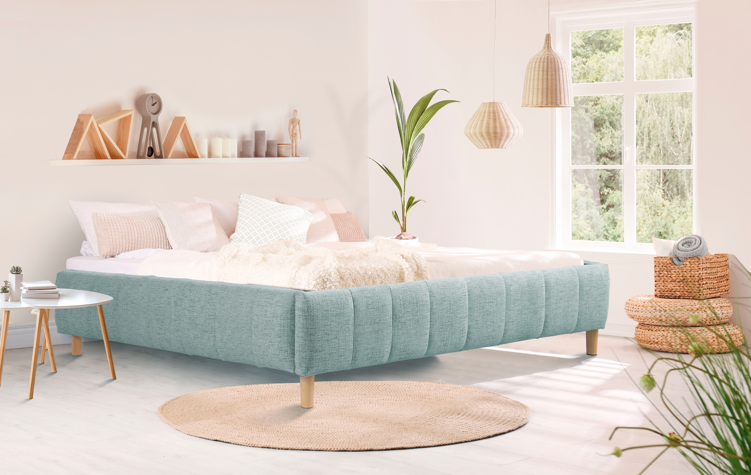 Home affaire Polsterbett "Tarje" in 5 Breiten, auch in Überlänge 220 cm, in günstig online kaufen