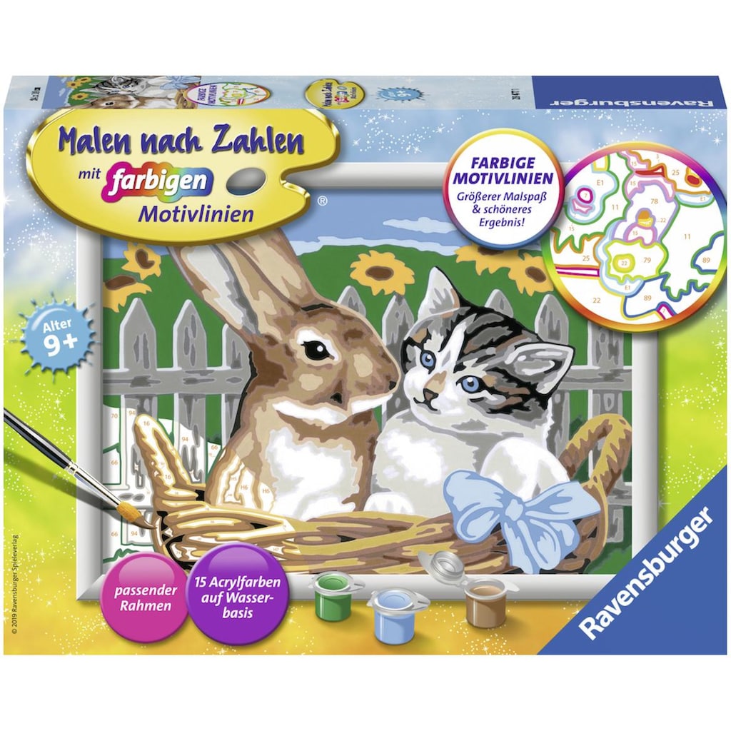 Ravensburger Malen nach Zahlen »Putzige Freunde«