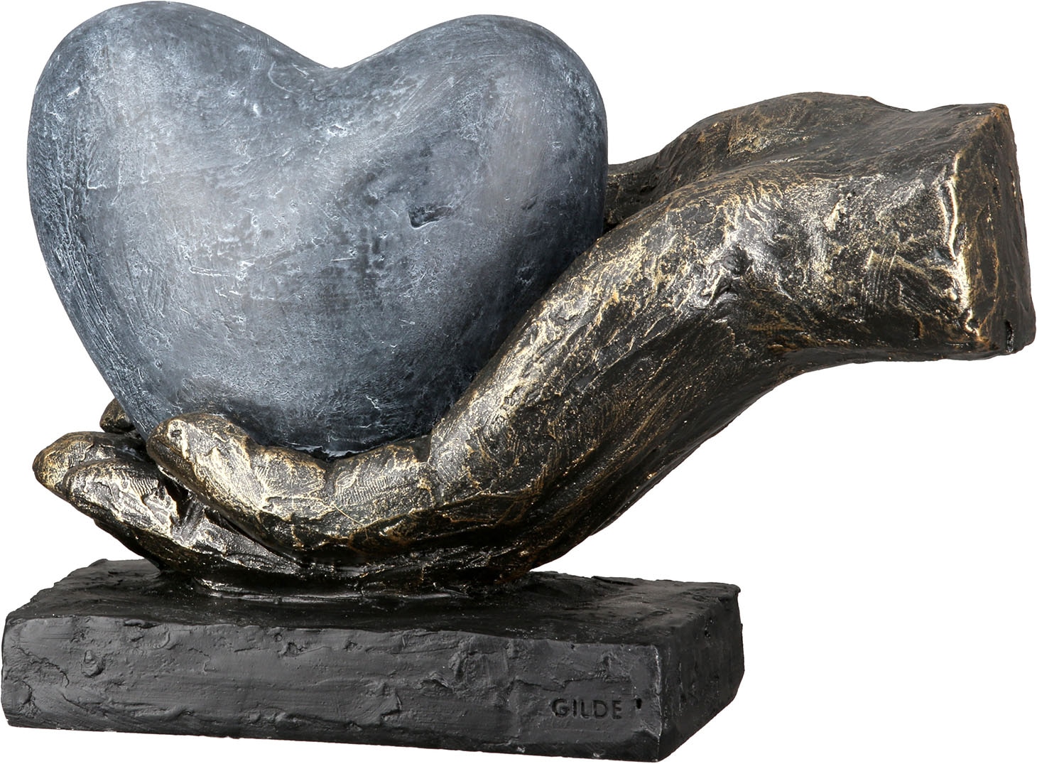 GILDE Skulptur "Skulptur Heart in your Hand"