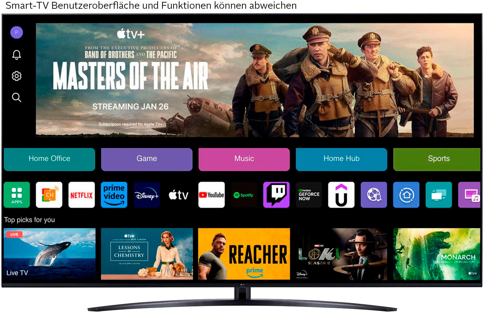 LG LED-Fernseher »86UT81006LA«, 4K Ultra HD, Smart-TV