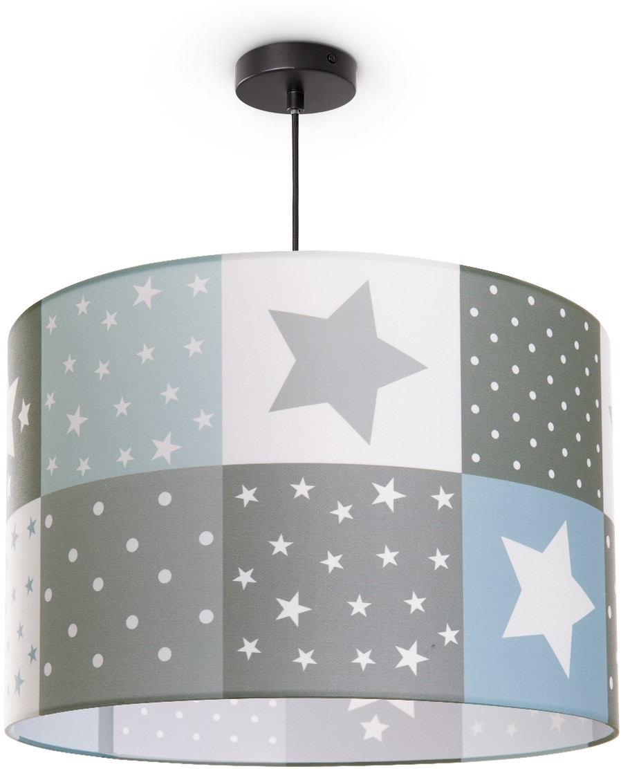 Paco Home Pendelleuchte »Cosmo 345«, 1 flammig-flammig, Kinderlampe  Deckenlampe LED Kinderzimmer Lampe Sternen Motiv E27 | BAUR