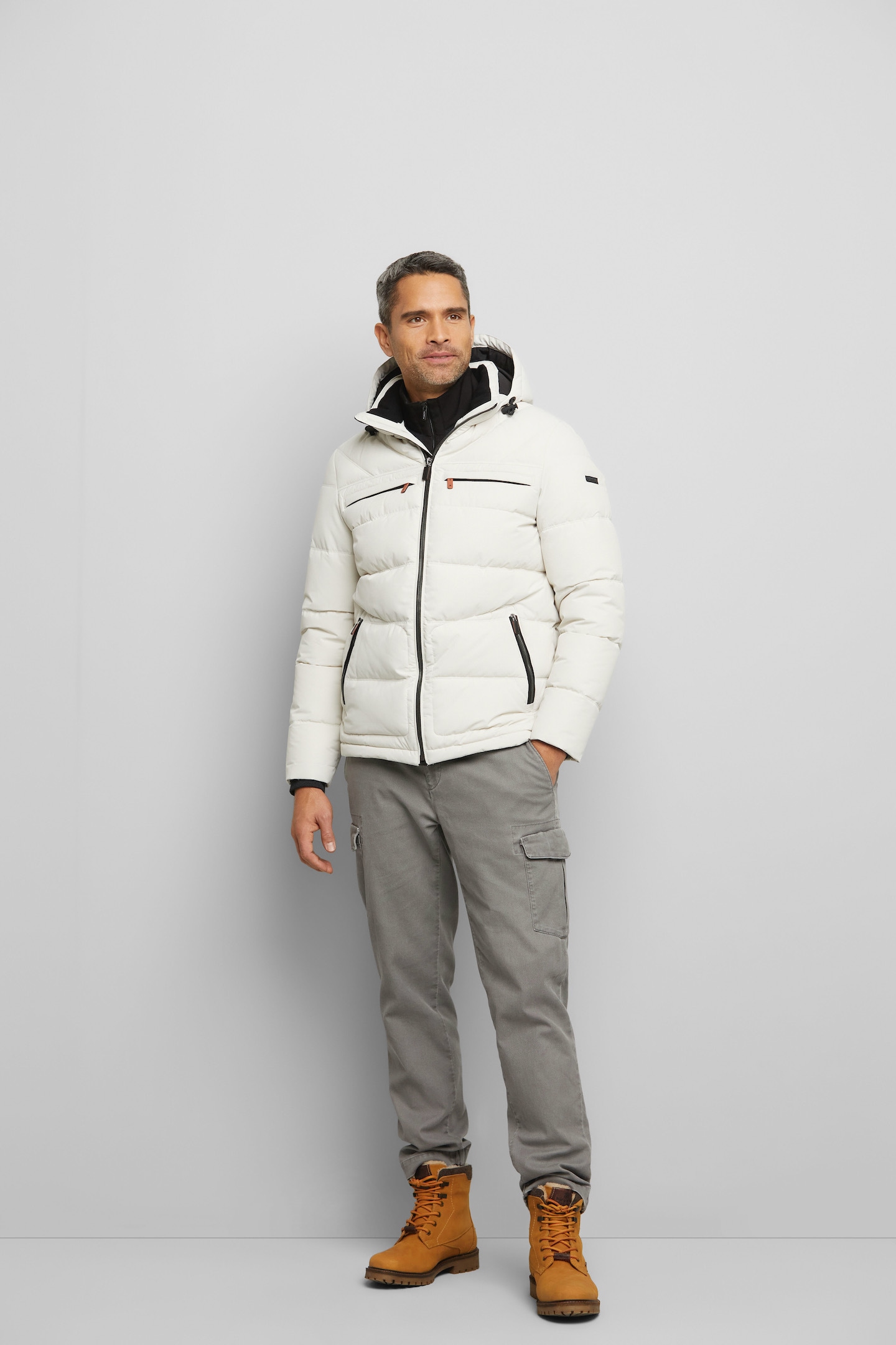 bugatti Blouson, mit abnehmbarer Kapuze