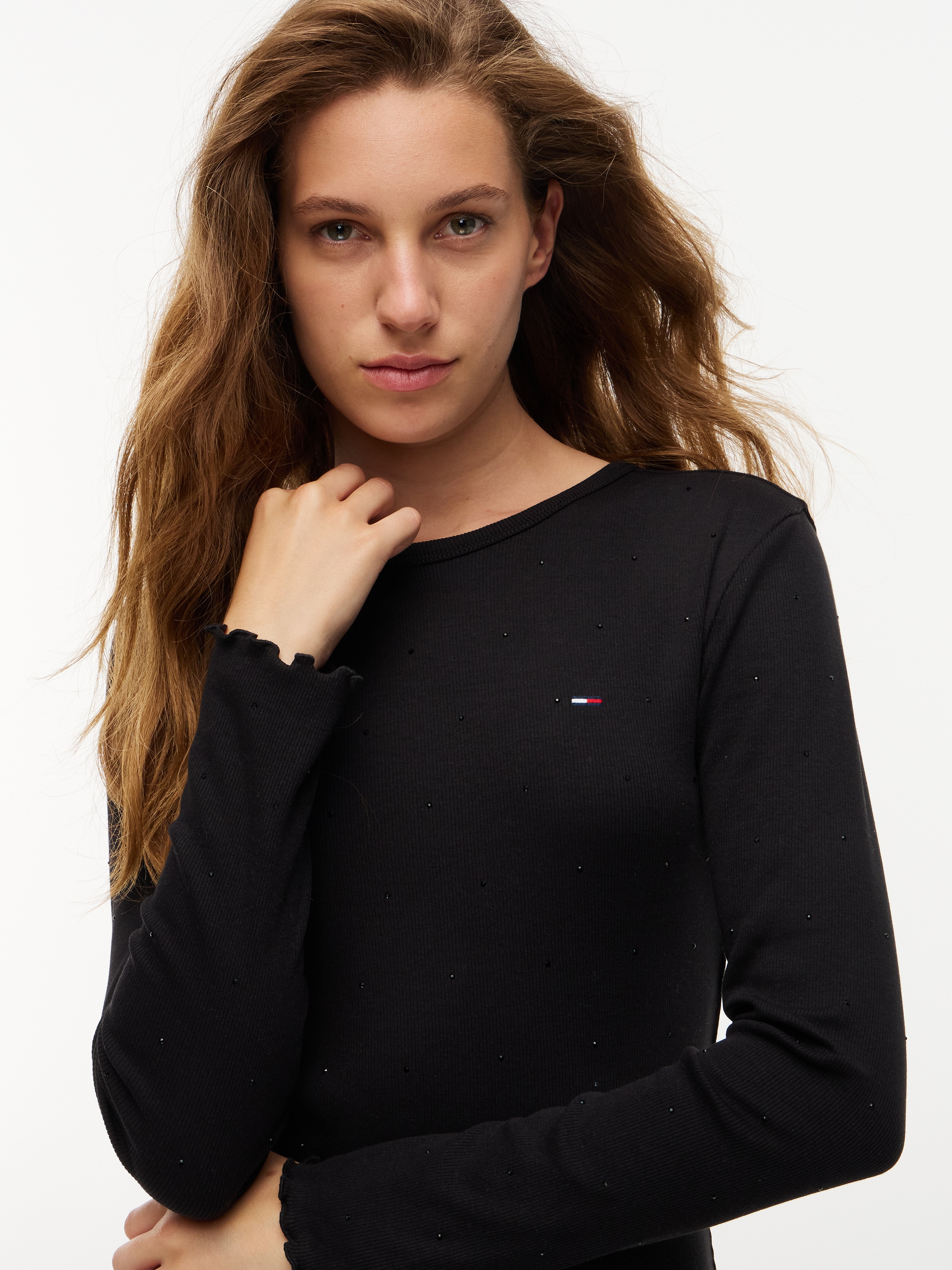 Tommy Jeans Jerseykleid »TJW PARTY MINI BODYCON DRESS« Baumwollmischung, figurbetont