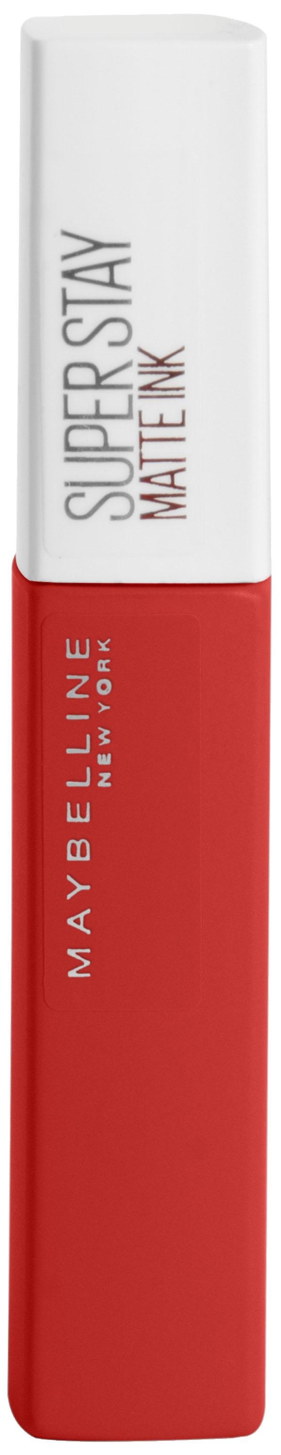 MAYBELLINE NEW YORK Lippenstift »Super Stay Matte Ink«, mit natürlichen Inhaltstoffen