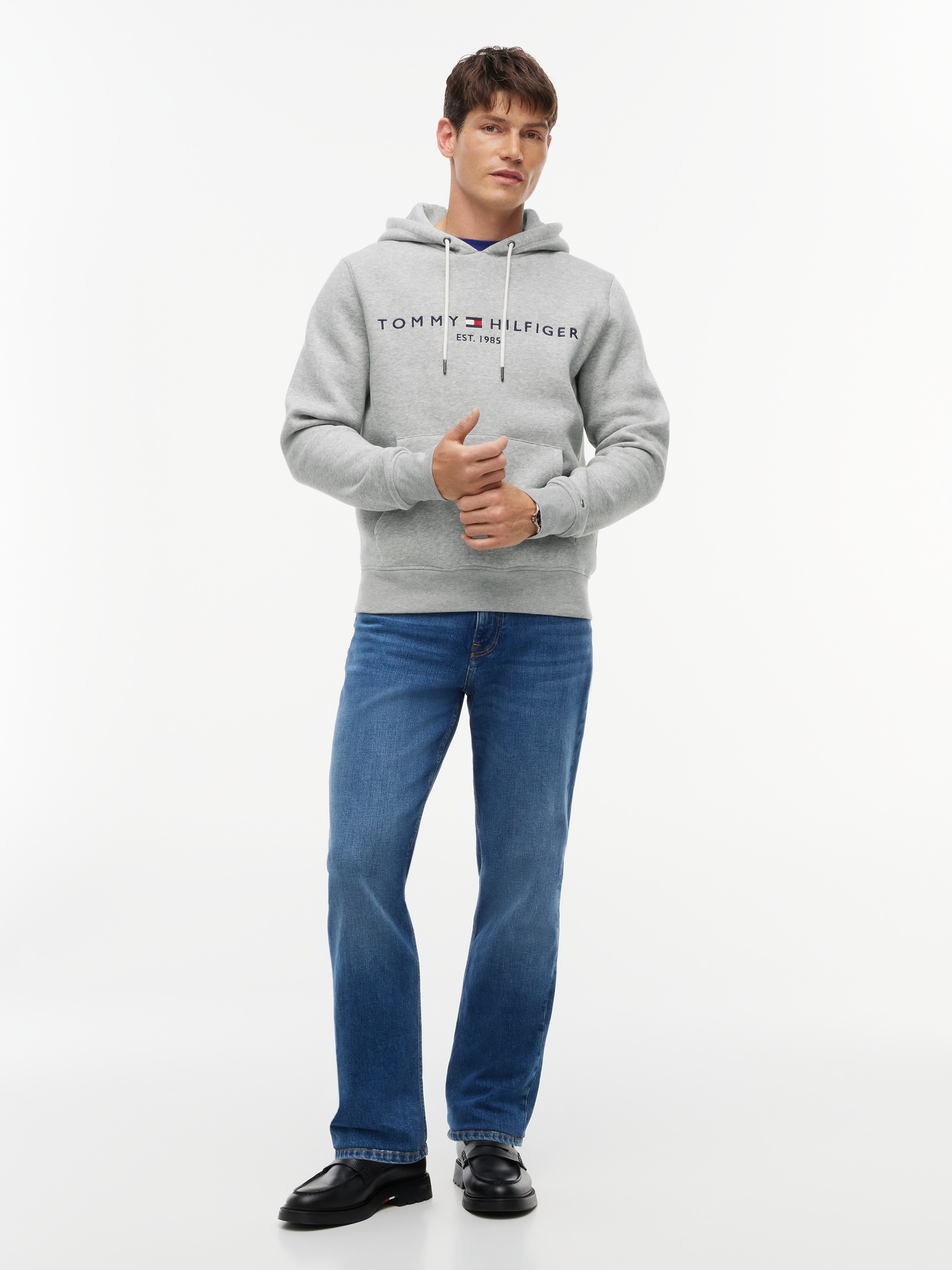 Tommy Hilfiger Kapuzensweatshirt »TOMMY LOGO HOODY«, Baumwoll-Mix

