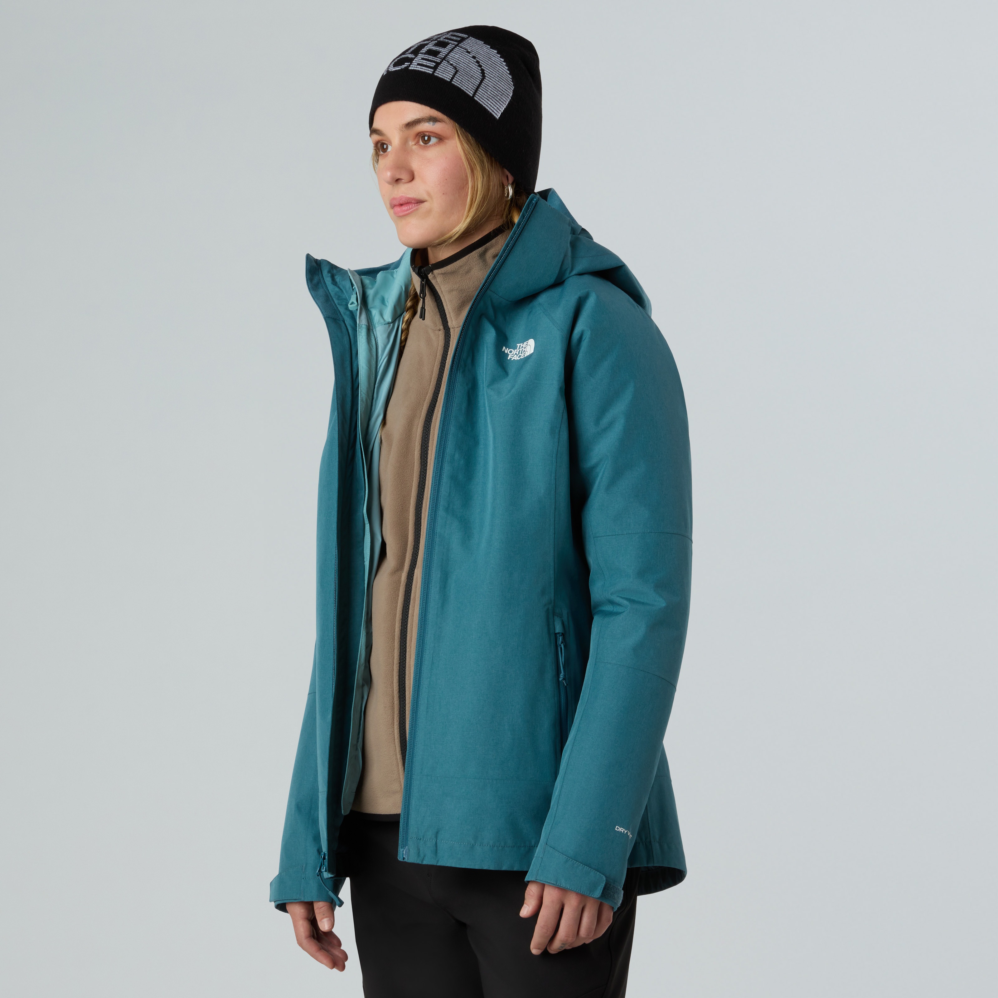 Thumbnail - The North Face 3-in-1-Funktionsjacke "W INLUX TRICLIMATE - EU" 1 Stk. tlg. 3-in-1, warm, wasserdicht, feminin – Übergang...