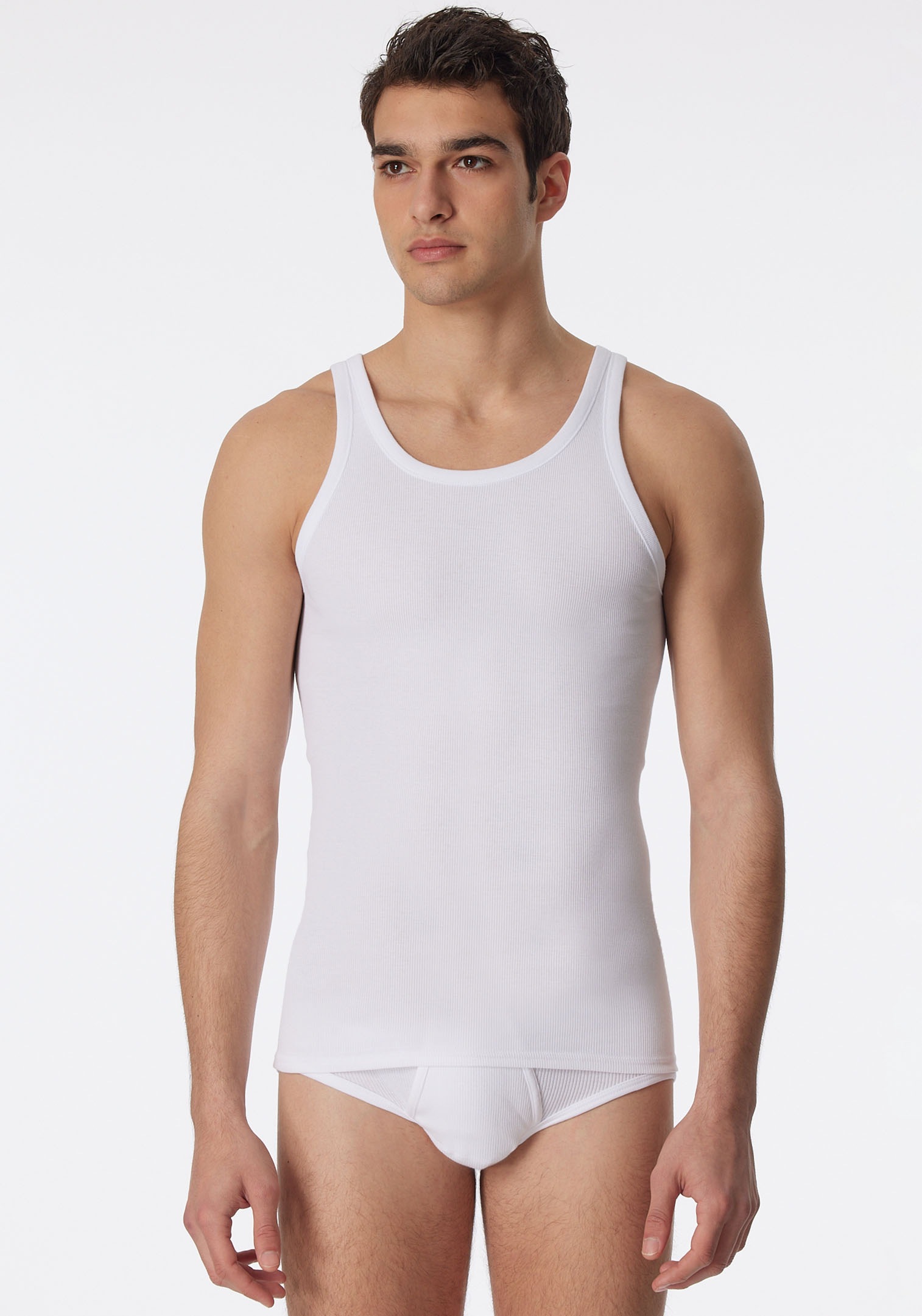 Thumbnail - Schiesser Unterhemd "Original Classics", mit Markenlabel