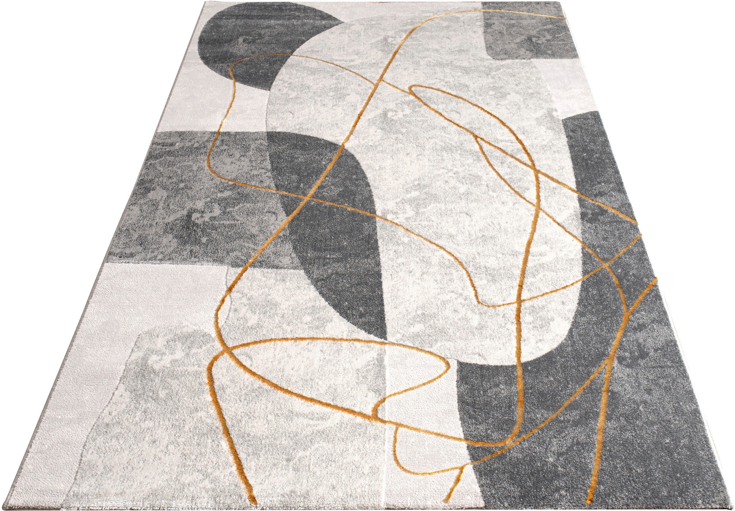 Paco Home Teppich "Tuana 217" rechteckig 15 mm Höhe Kurzflor, modernes 3D-D günstig online kaufen