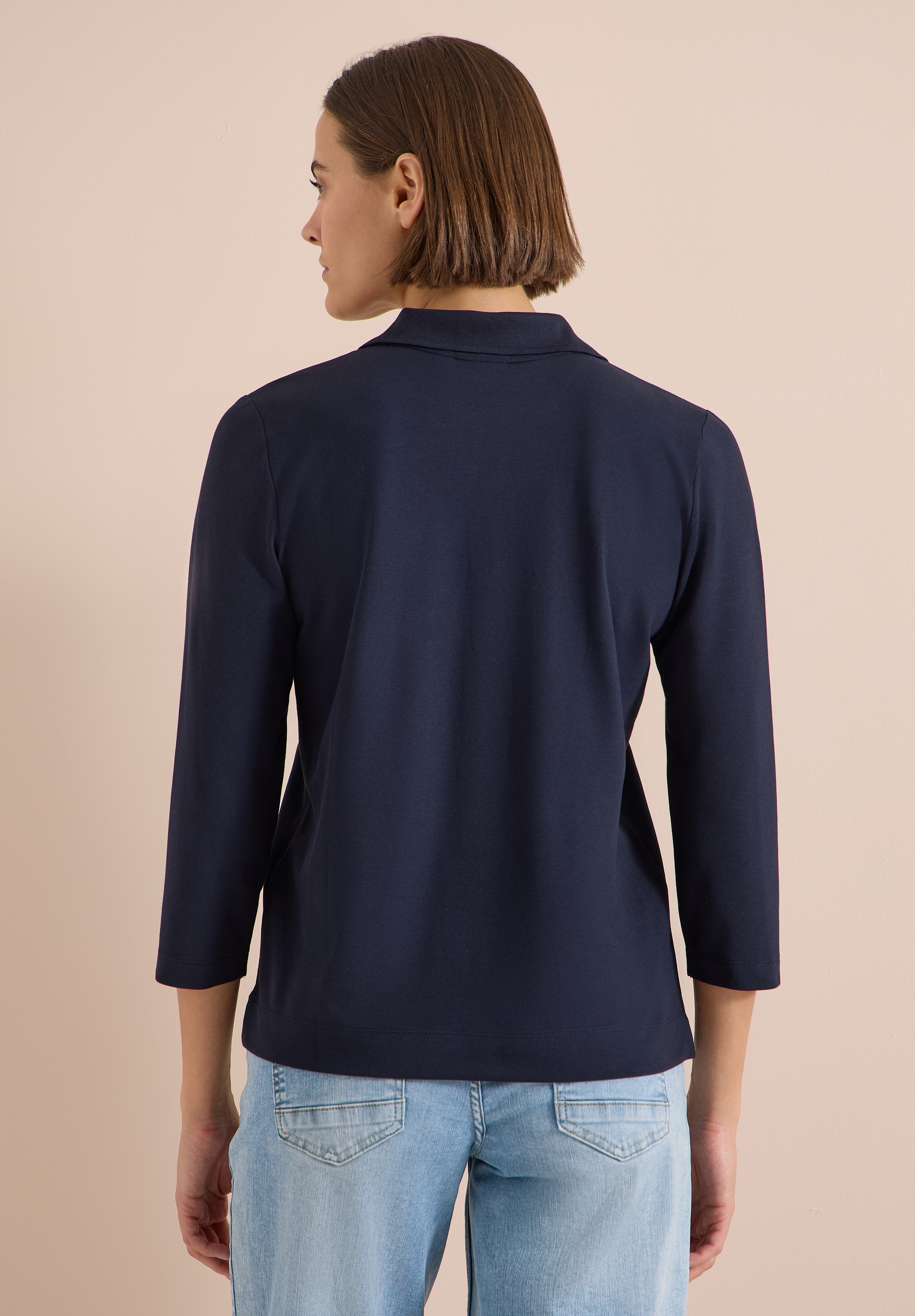 Cecil Poloshirt mit 3/4 Ärmeln