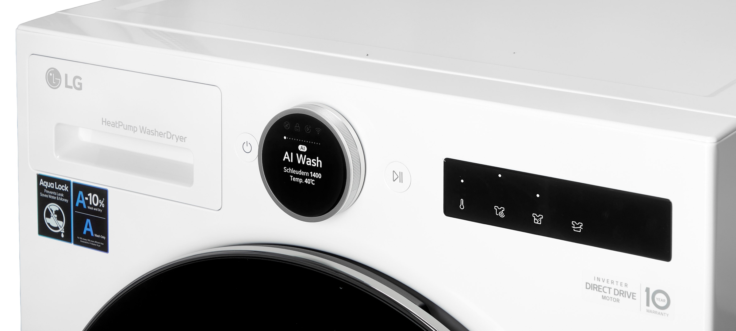 LG Waschtrockner »HPWD096C« X-Serie 9 kg /6 kg 70 dB(A) Energieklasse A, AI Wash&Dry, ThinQ-App inkl. Programm-Download