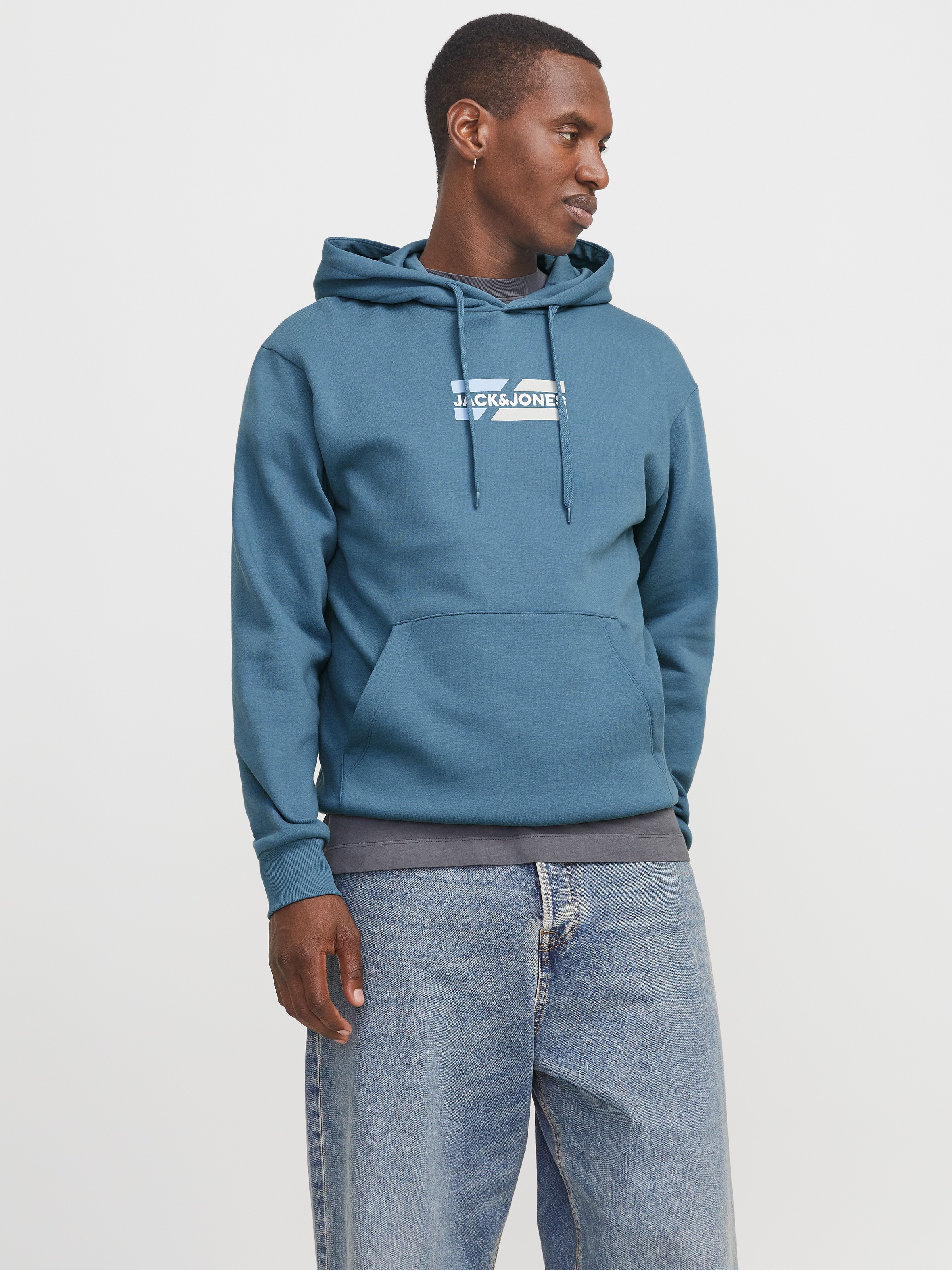 Jack & Jones Kapuzensweatshirt "JJECORP GRAPHIC SWEAT HOOD NOOS", mit Logo günstig online kaufen