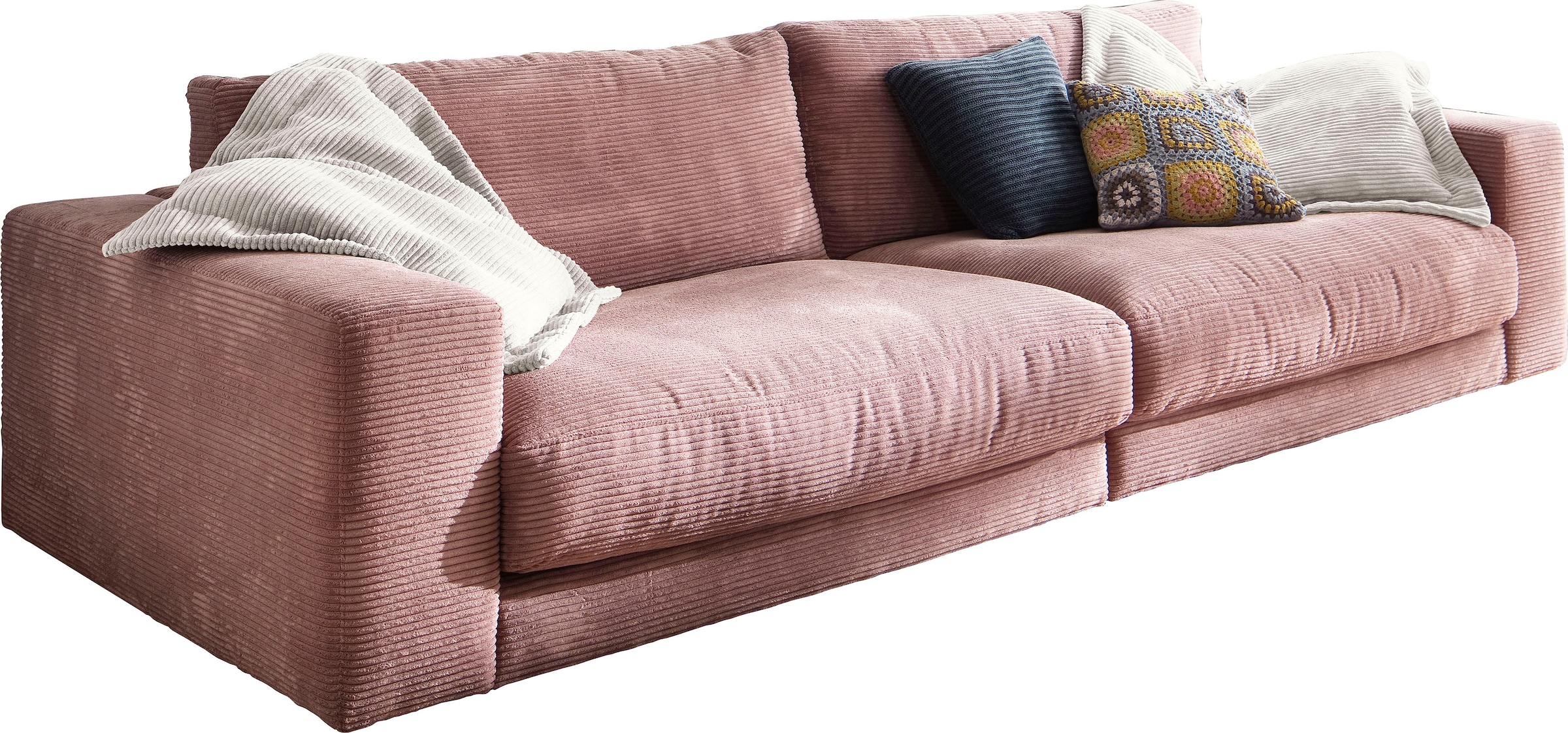 3C Candy Big-Sofa und und bestellen Loungemöbel, Breitcord »Enisa«, Zeitloses stylisches Fein- BAUR | in