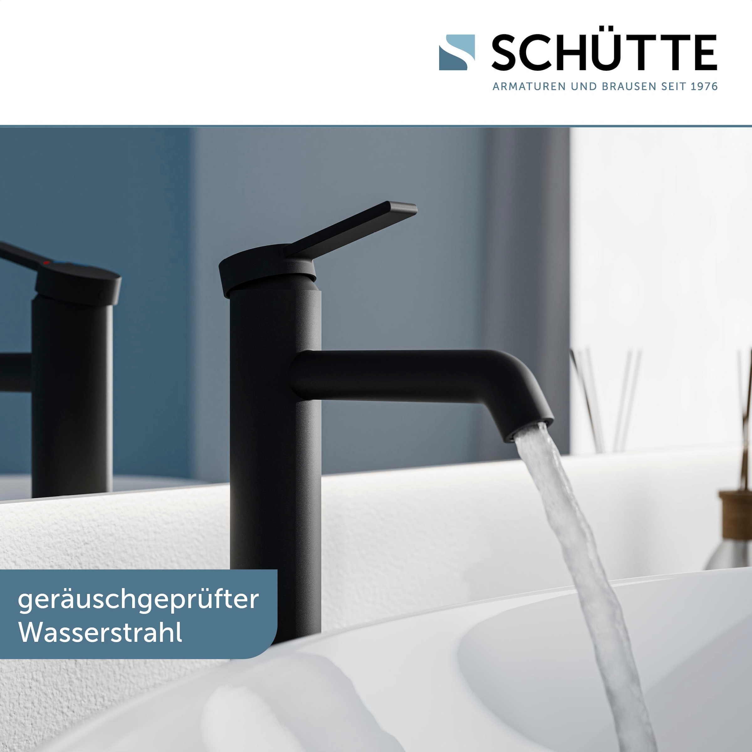 Schütte Waschtischarmatur »LOS ANGELES«, Wasserhahn Bad, energiesparend, Aufsatzwaschbecken