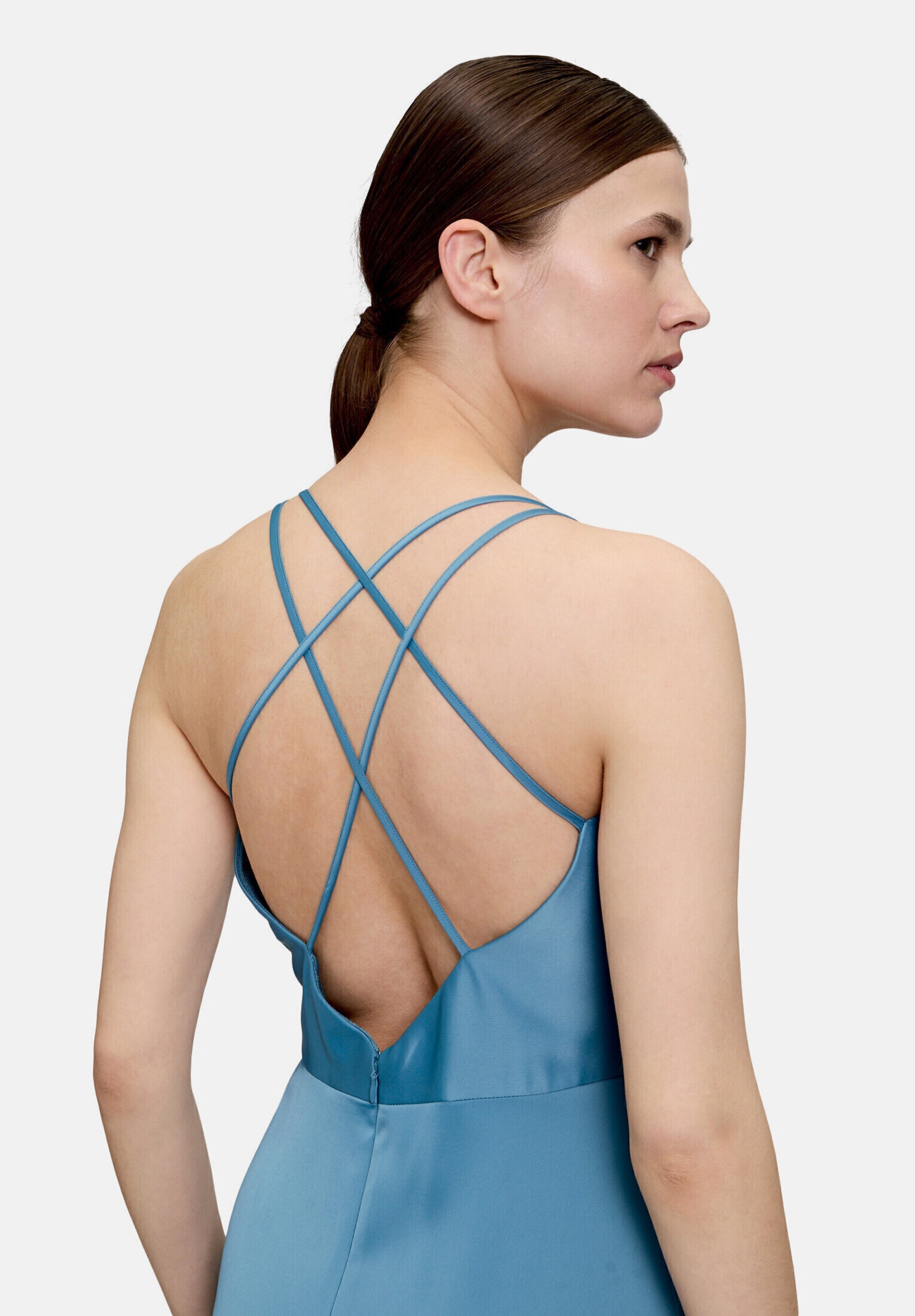 Vera Mont Abendkleid »Damen mit V-Ausschnitt« Ohne Tasche Schlitz