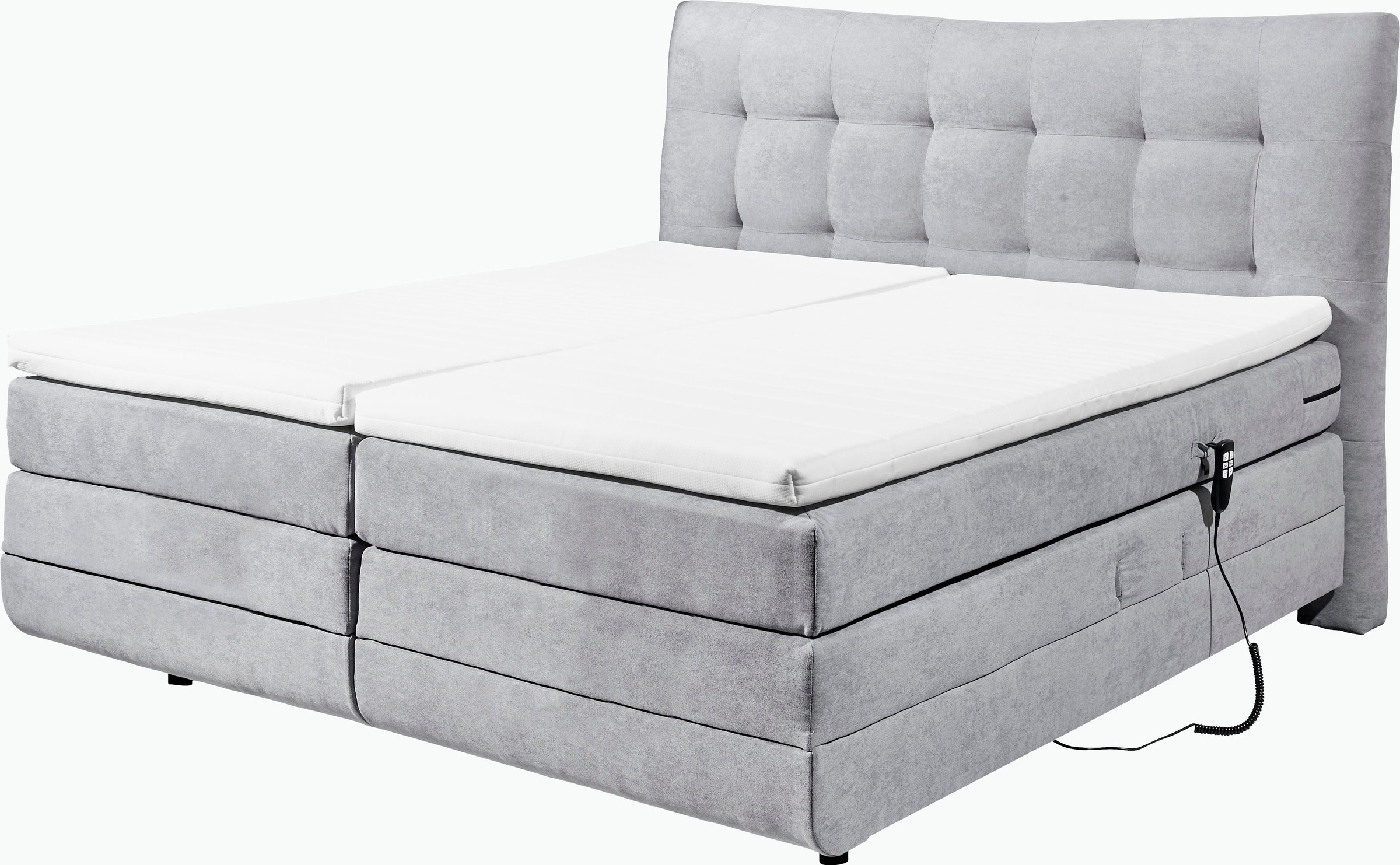 ED EXCITING DESIGN Boxspringbett "Malibu", inkl. Motor und Topper günstig online kaufen