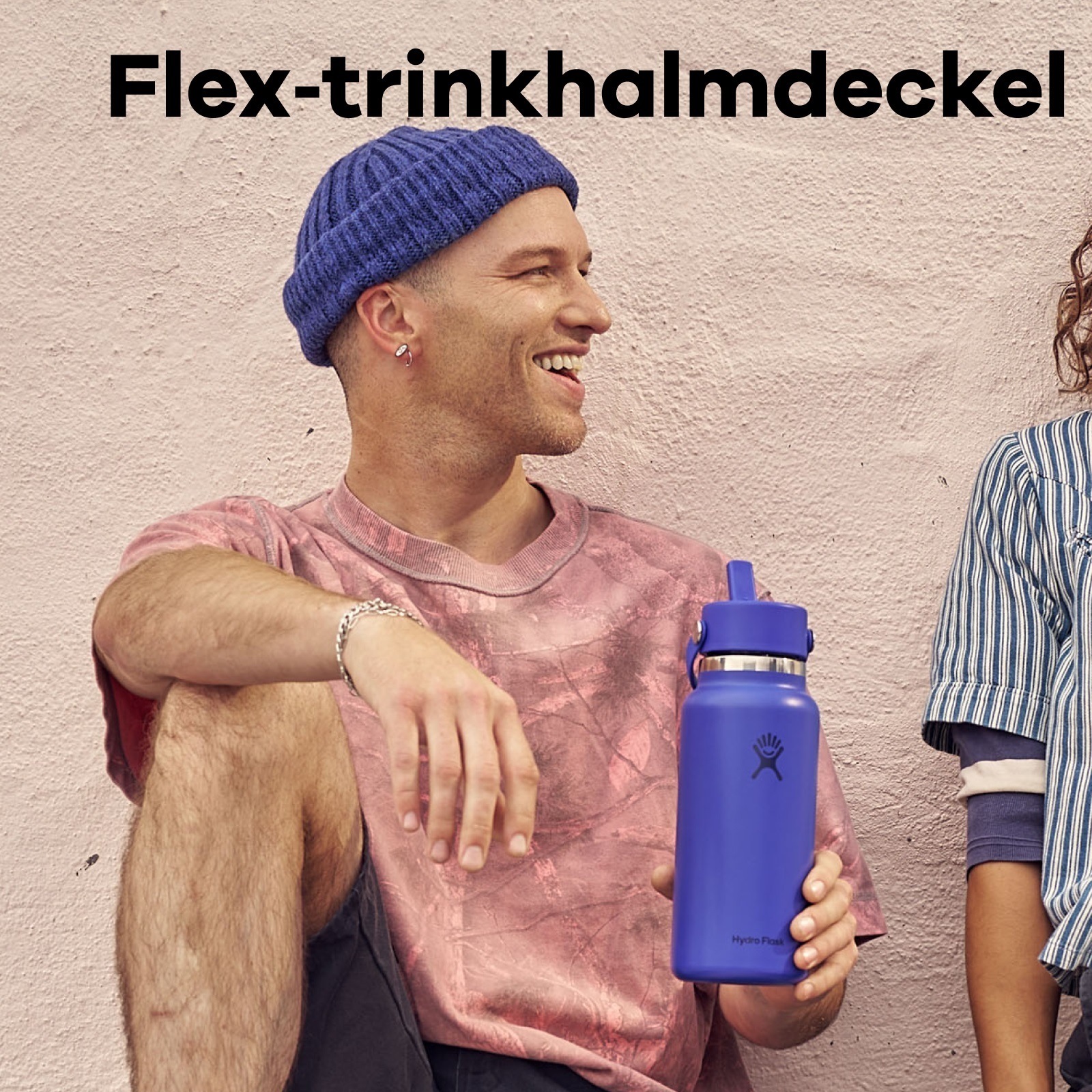 Hydro Flask Trinkflasche »32 OZ Wide Flex Straw Cap, 946 ml« geeignet für alle Wide Mouth Kappen und Deckel