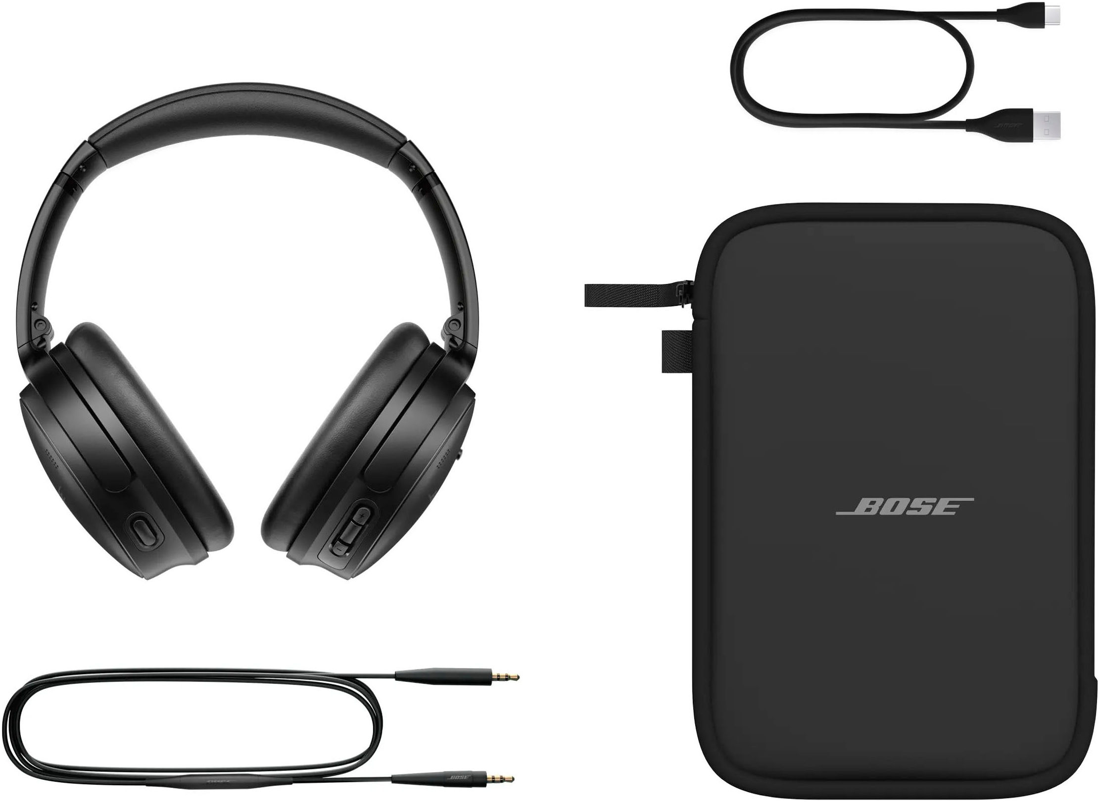 Bose Over-Ear-Kopfhörer »QuietComfort SC Noise Cancelling Kopfhörer«, Bluetooth, Rauschunterdrückung, 2 Modi, SimpleSync™-Technologie, inkl. Transportetui