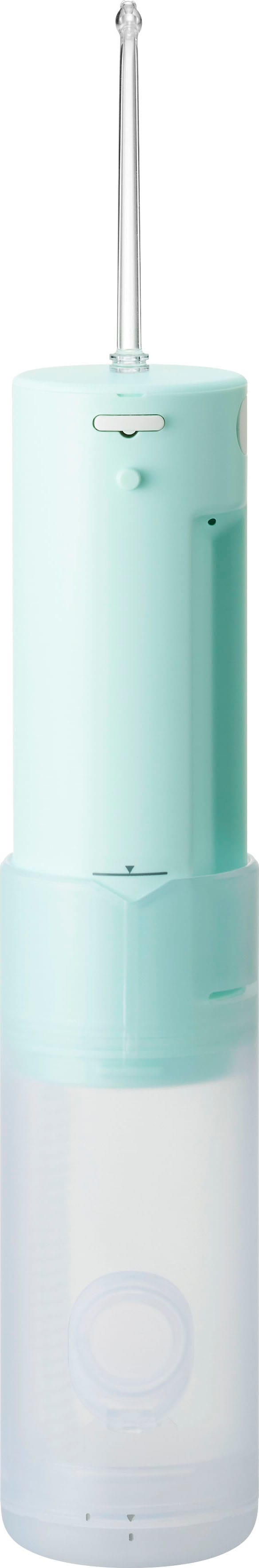 PANASONIC Reise-Munddusche "EW-DJ4B-G503", grün, Kunststoff, B:5,2cm H:30,9cm T:5,7cm, Mundduschen, kabellos, Ultraschall-Technologie, 4-Stufen,