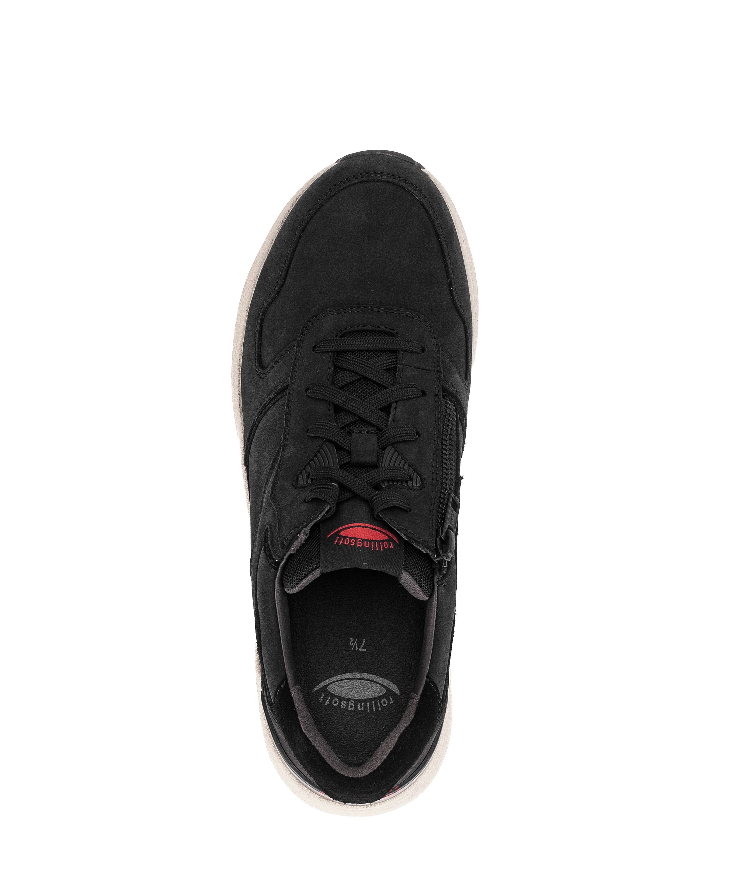 Gabor Sneaker  Halbschuh, Schnürschuh mit Kontrastbesätzen, Weite G (= weit)