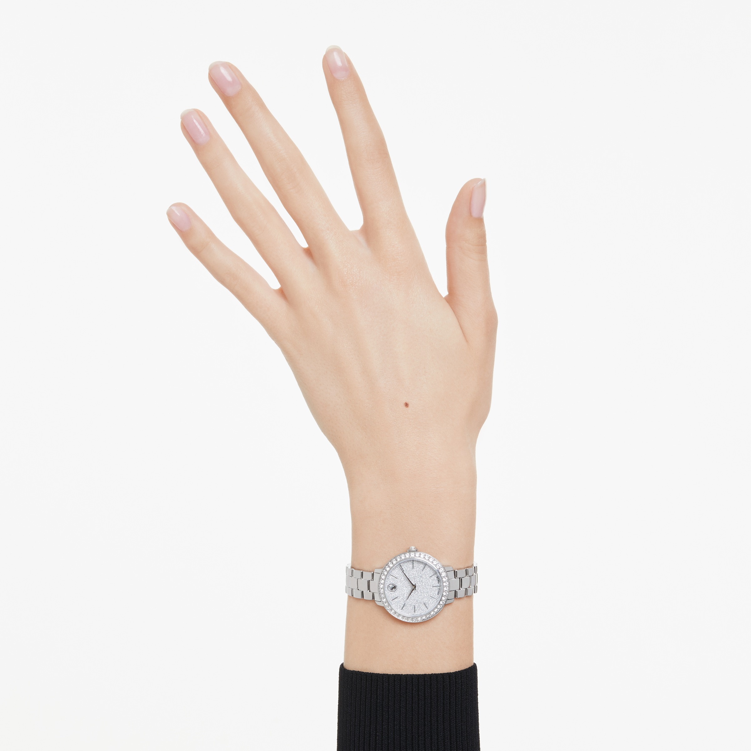 Swarovski Quarzuhr »MATRIX 3-LINK«, Armbanduhr, Damenuhr, Swiss Made, Edelstahlarmband, analog
