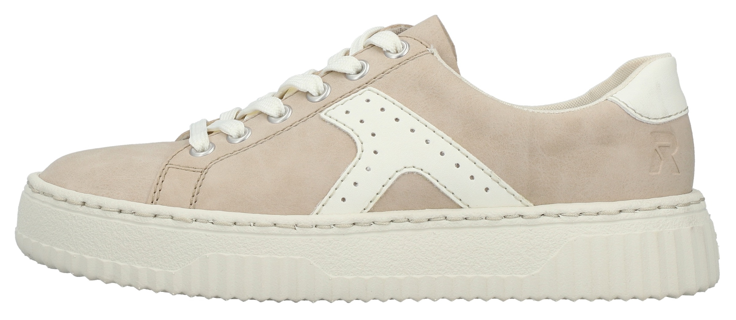 Rieker Plateausneaker  Schnürschuh, Halbschuh, Freizeitsneaker mit modischer Plateausohle