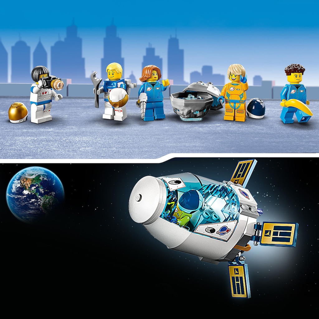 LEGO® Konstruktionsspielsteine »Mond-Raumstation (60349), LEGO® City«, (500 St.)