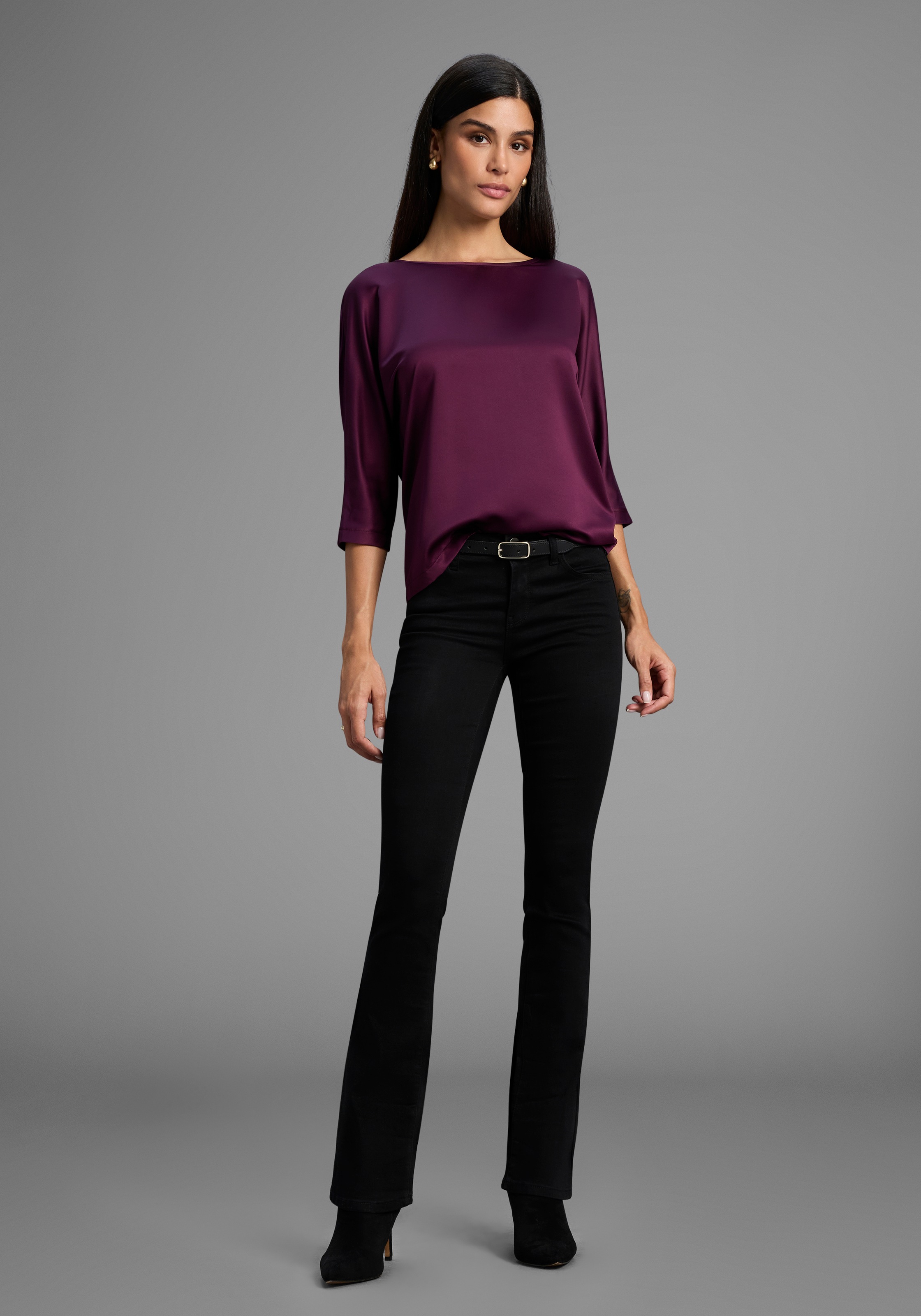 Laura Scott Shirtbluse, elegante Bluse mit weiten Ärmeln - NEUE KOLLEKTION
