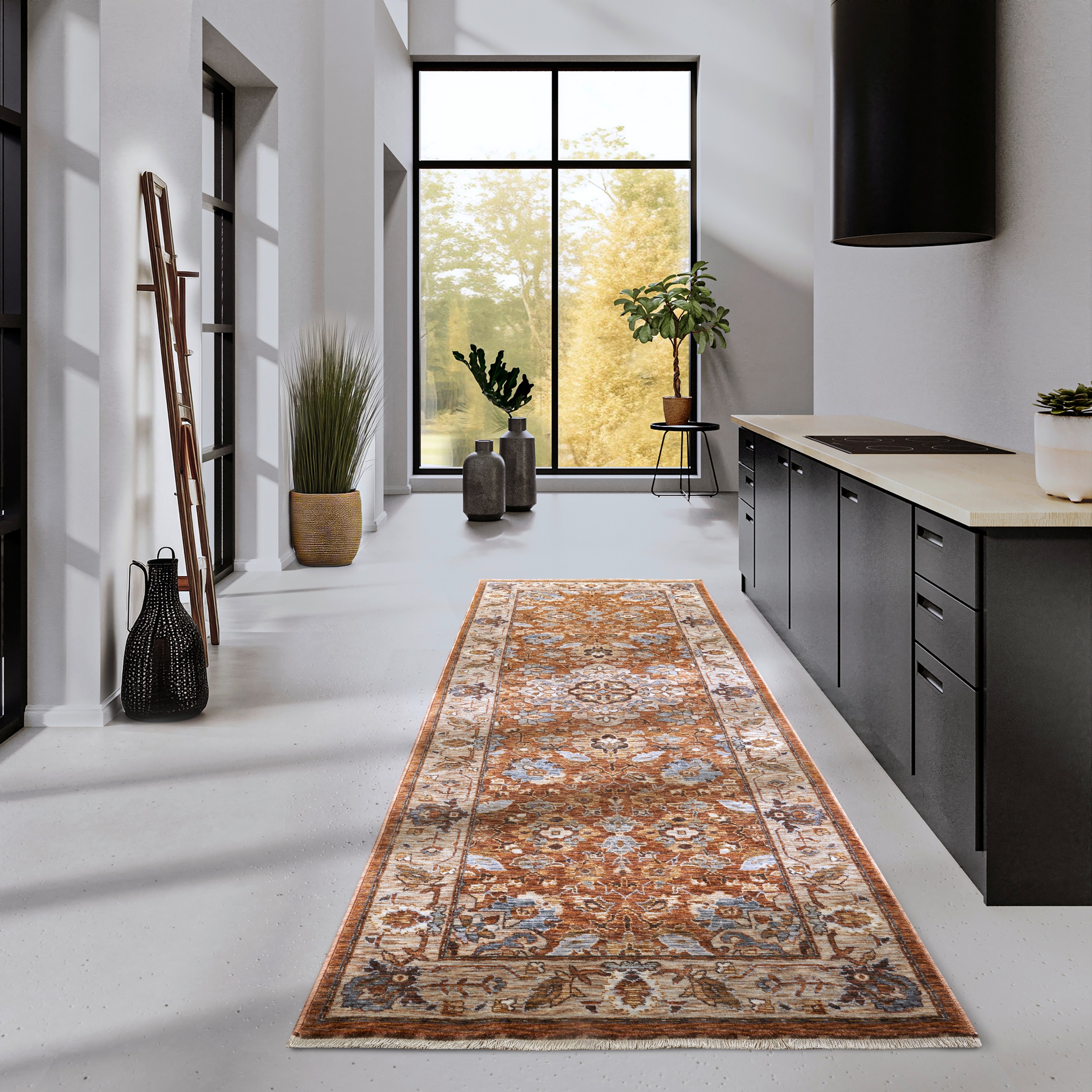 Villeroy & Boch Teppich »Egon«, rechteckig, 7 mm Höhe, Orientalisch, Fransen, Läufer, Wohnzimmer, Schlafzimmer, Klassisch