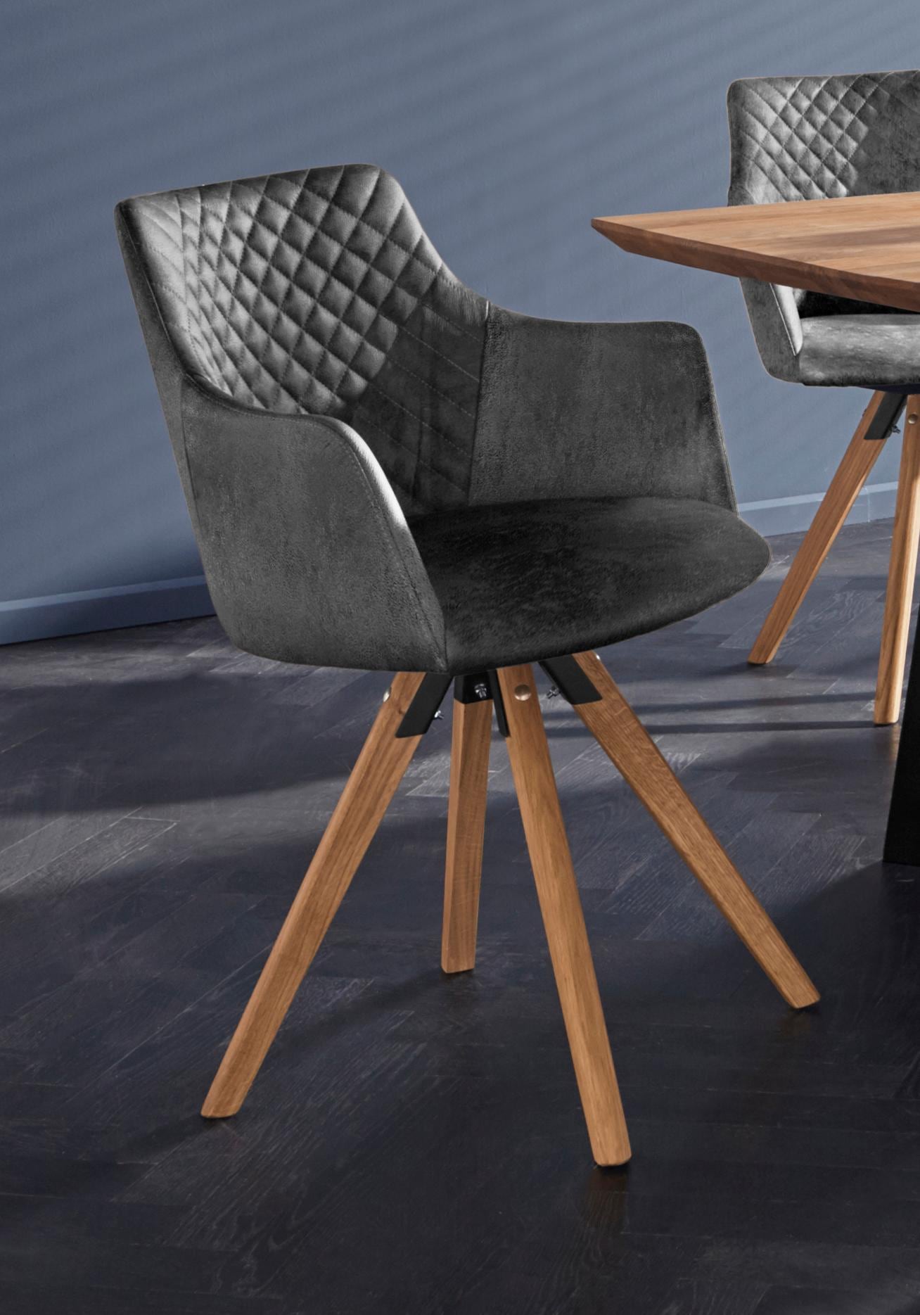 Home affaire Armlehnstuhl "LISABON" (Set) 2 Stk.mit Drehfunktion, Bezug aus günstig online kaufen