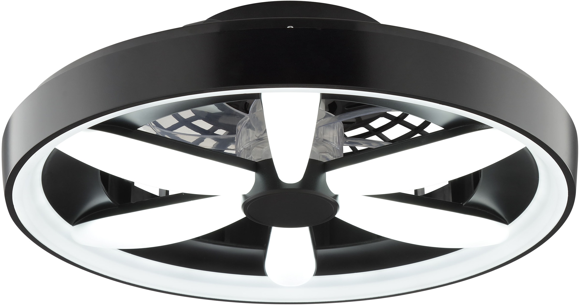 Hanseatic LED Deckenleuchte »DLV2205«, 1 flammig, Leuchtmittel LED-Modul | LED fest integriert, LED Ventilator, Ø 48 cm, 6400 lm, dimmbar, Fernbedienung