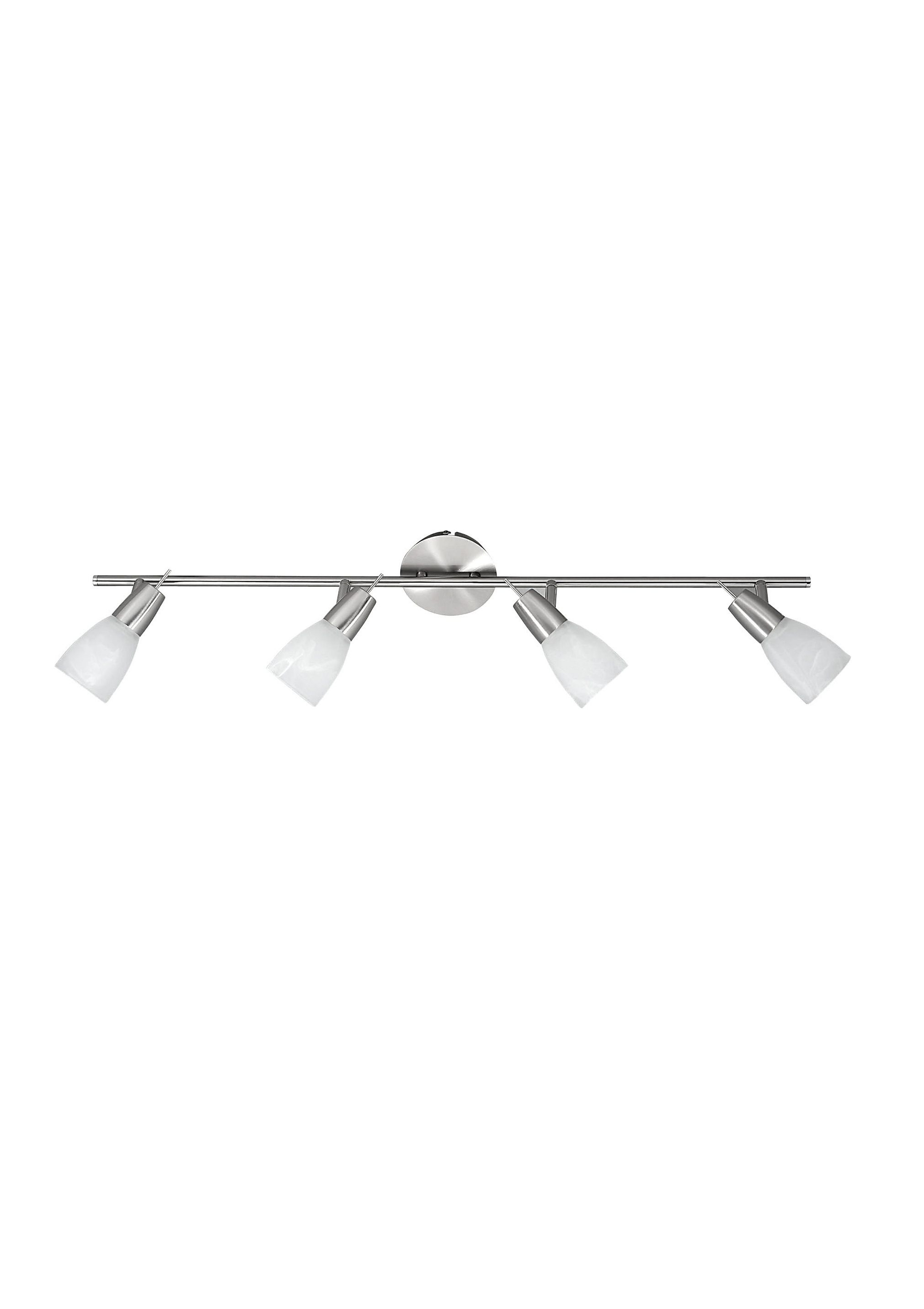 JUST LIGHT Deckenleuchte "JULIA LED", 4, 1 Stk., silber, Wohnzimmer, Leuchten, wechselbares LED Leuchtmittel