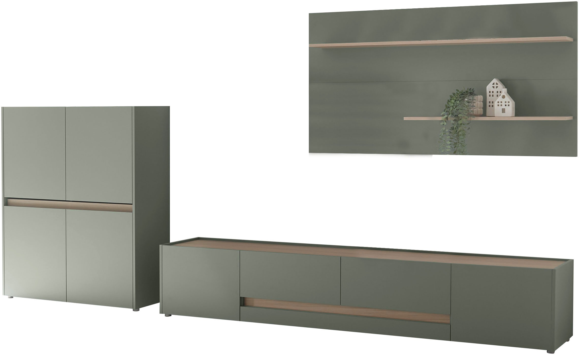 INOSIGN Wohnwand "City/Giron, moderne Anbauwand, Komplettset in vielen Farb günstig online kaufen