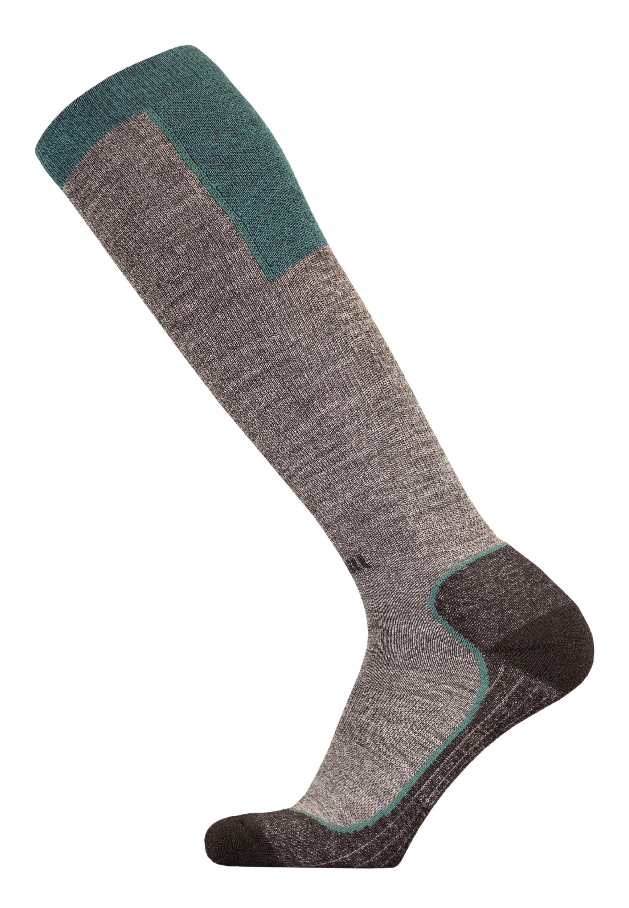 UPHILLSPORT Damen Socken "OUNA", Gr. 39, grau, 60% Wolle, 20% Polyamid, 18% Polypropylen, 2% Elasthan, mehrfarbig, Socken, mit mehrlagiger Struktur