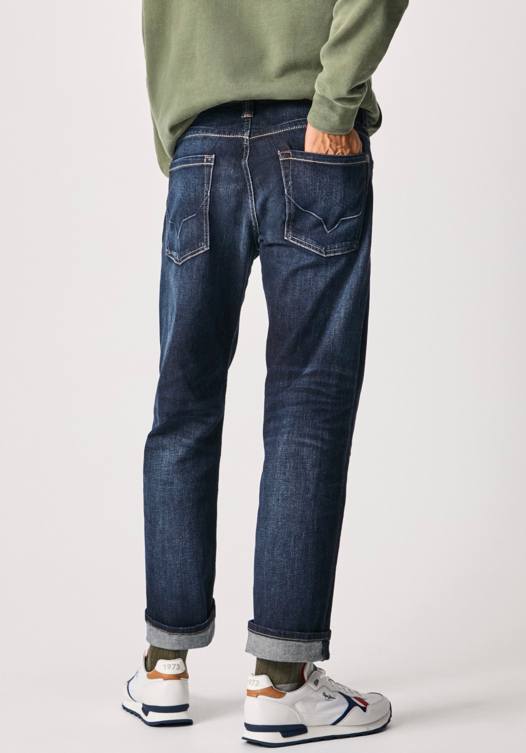 Pepe Jeans Straight-Jeans "KINGSTON ZIP", in 5-Pocket-Form günstig online kaufen