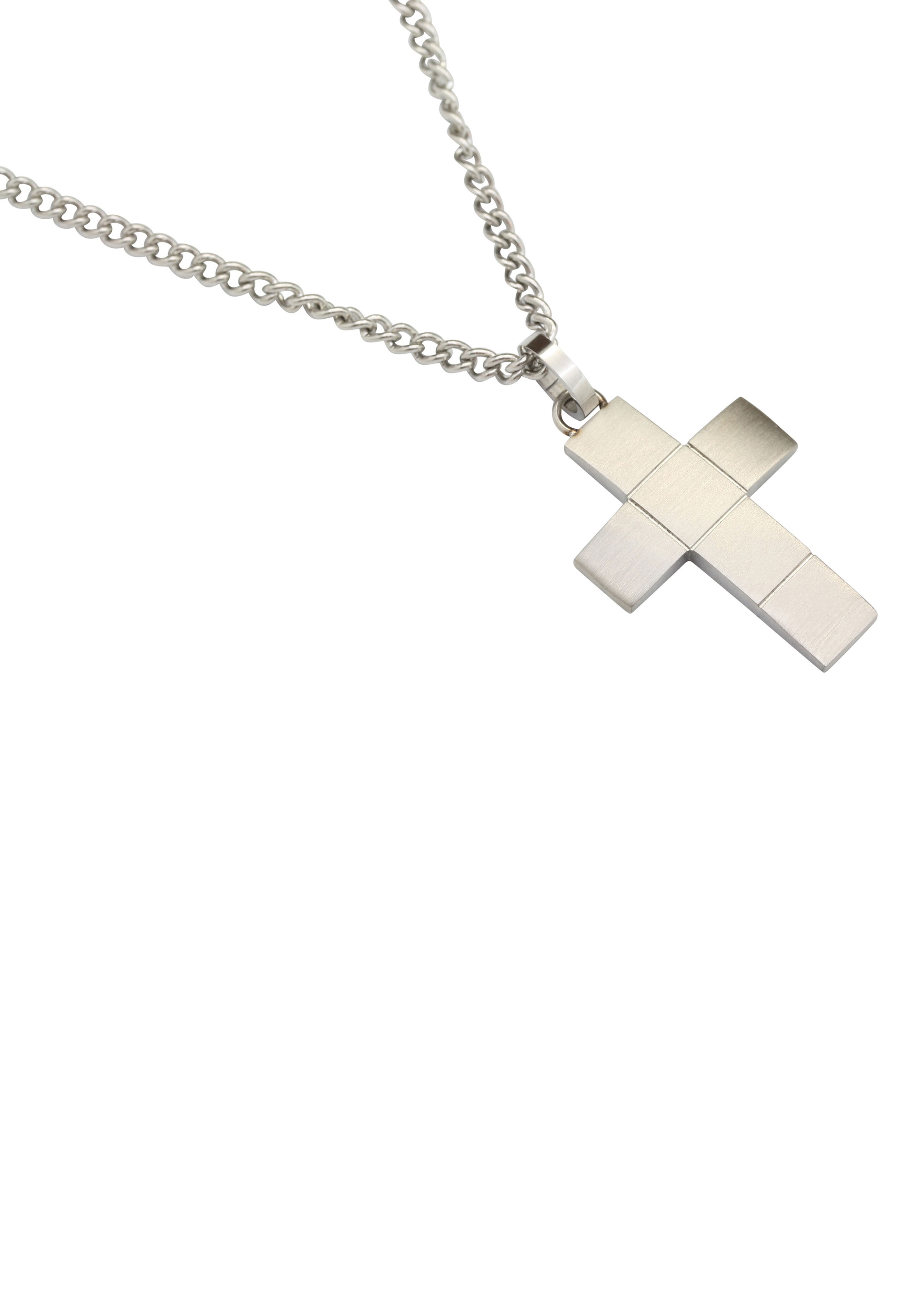 XENOX Kette mit Anhänger »Halskette, EDEN ELEMENTS Kreuz, schwarz X3968«,  Edelstahl ▷ bestellen | BAUR