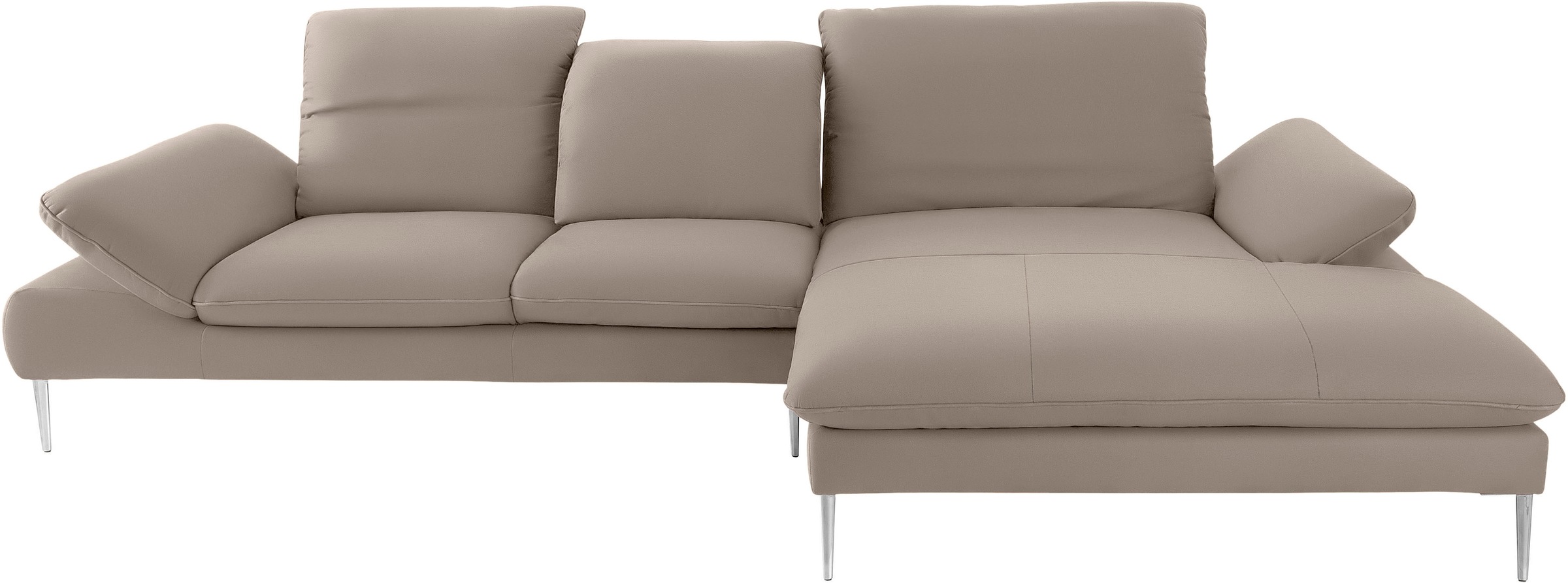 Thumbnail - W.SCHILLIG Ecksofa "enjoy&MORE, Designsofa, bequem, zeitlos und elegant, L-Form", mit Sitztiefenverstellung, Füße Chrom ...