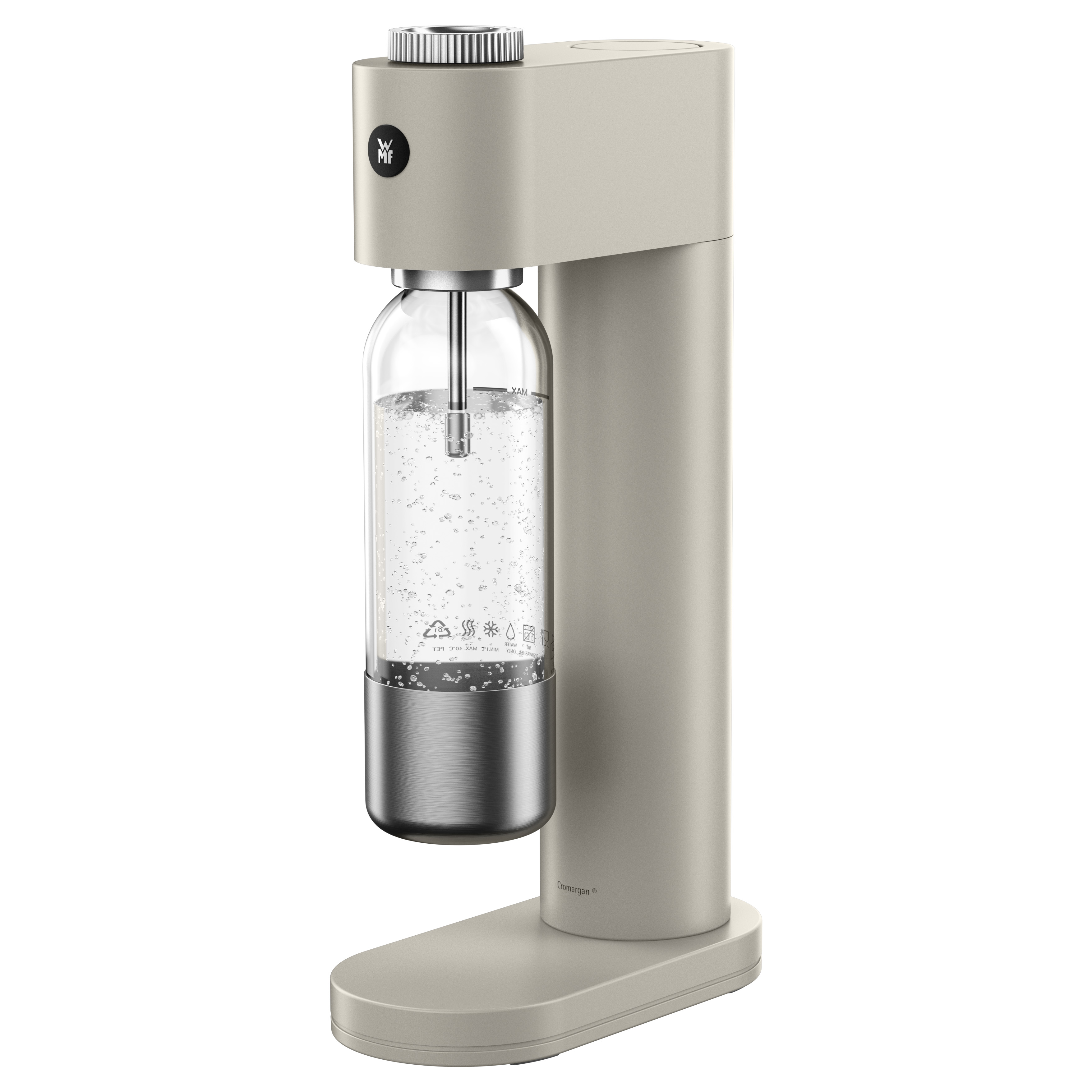 WMF Wassersprudler "Element One" 3 Sprudelgrade, vollautomatisches Sprudeln, Cromargan Edelstahlgehäuse