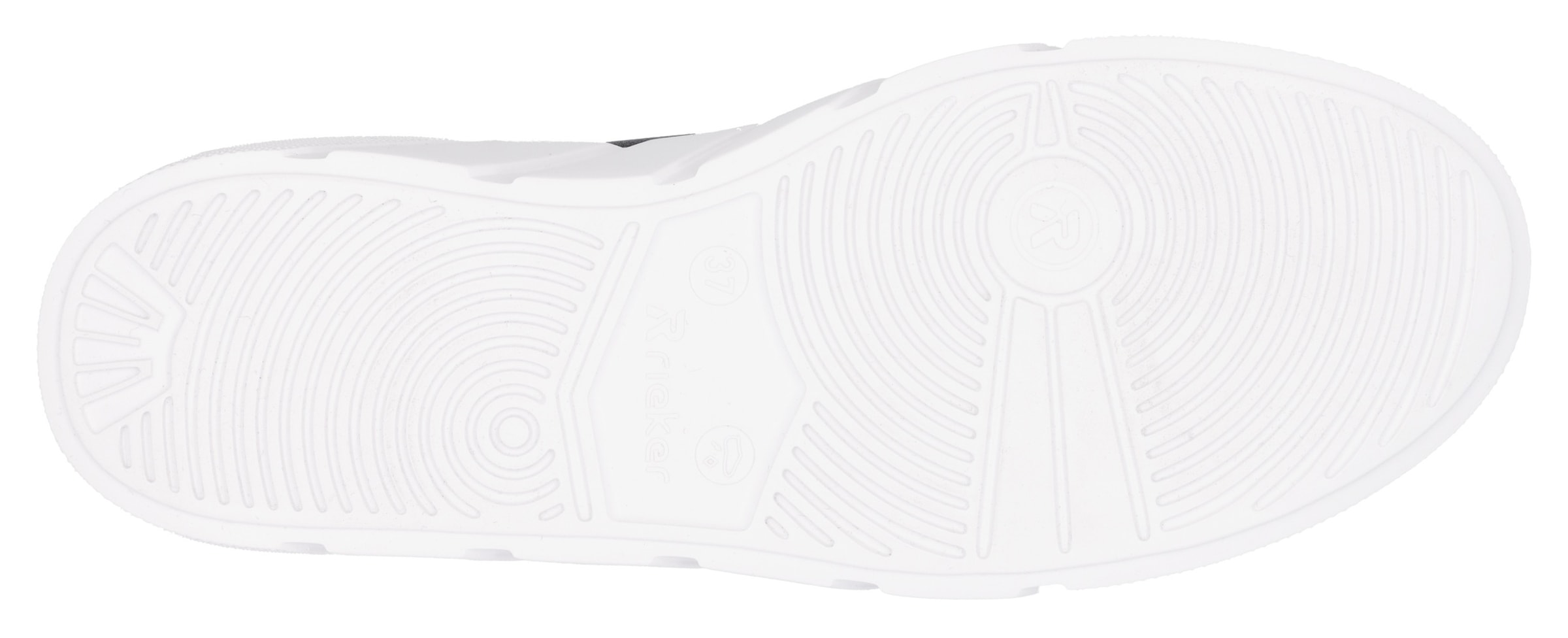 RIEKER Sport Plateausneaker, Freizeitschuh, Halbschuh, Schnürschuh mit seitlicher Perforation