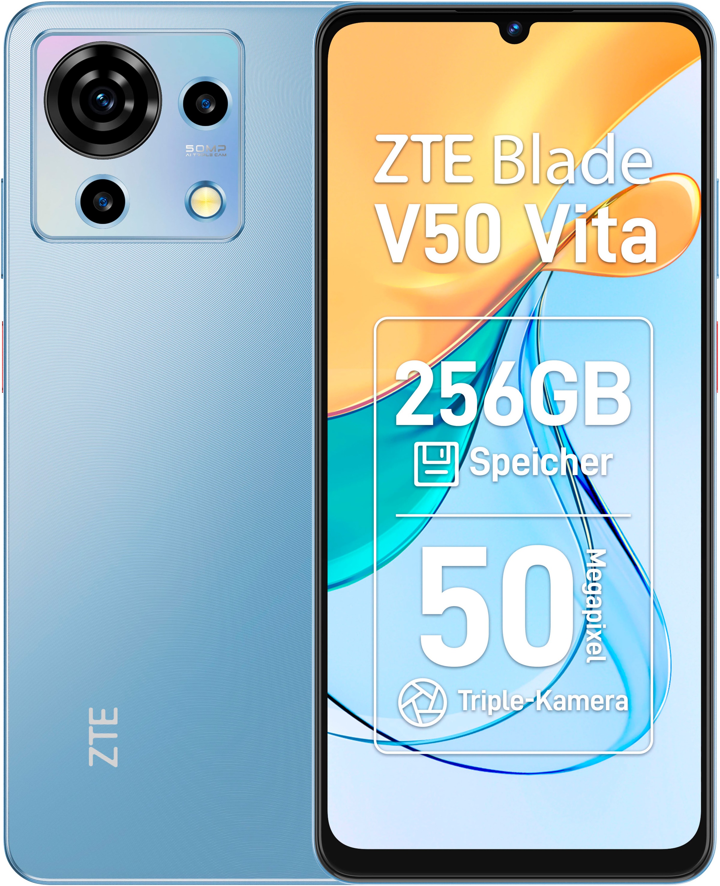 ZTE Smartphone »Blade V50 Vita«, Icy Blue
