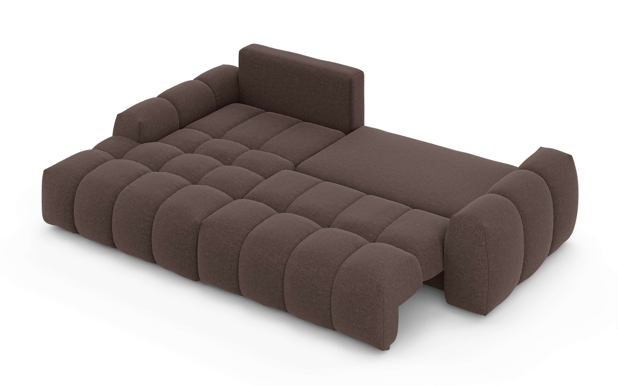 INOSIGN Ecksofa »AZITA klein optionale Schlafsofa mit Bettkasten, B/T/H: 270/166,5/84cm«, L-Form mit Wellenunterfederung, Bubble-Optik
