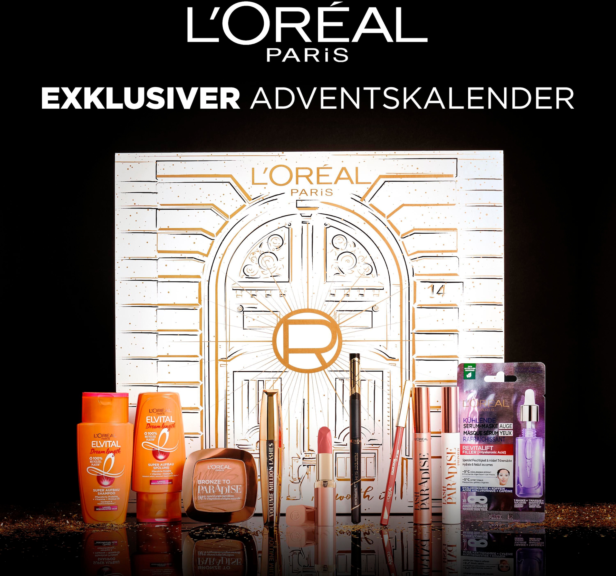 L'ORÉAL PARIS Kosmetik-Adventskalender »24 Tage Beauty Adventskalender«, ab 13 Jahren